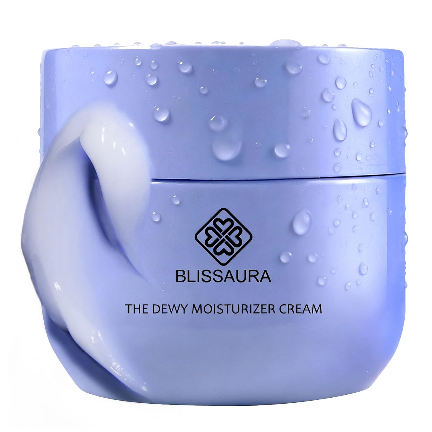 BlissAura Dewy Skin Cream – Lightweight Water Gel Moisturizer, Oil-Free Hydration 1.7 fl oz