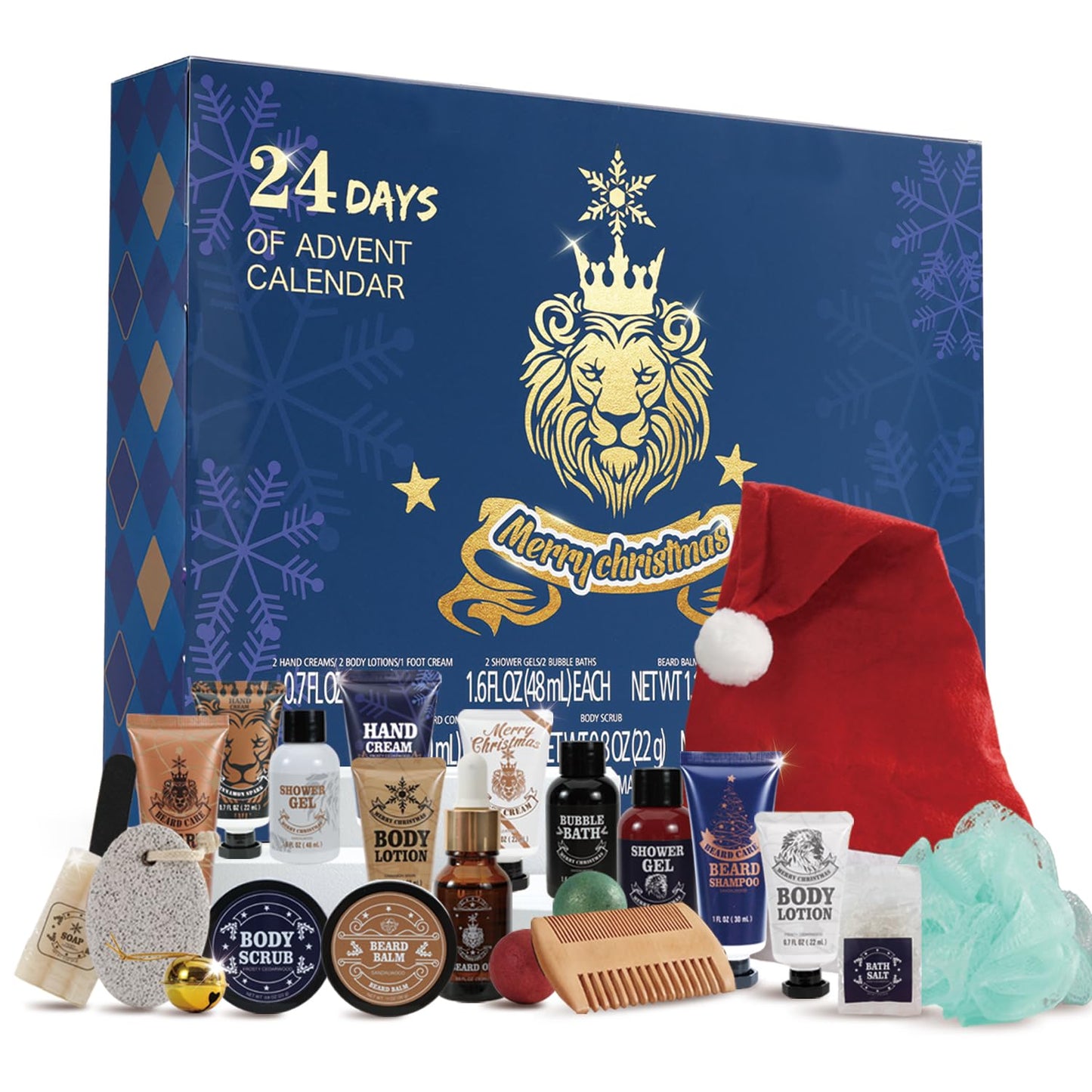 BODY & EARTH Advent Calendar 2025 – 24-Day Men's Skincare Gift