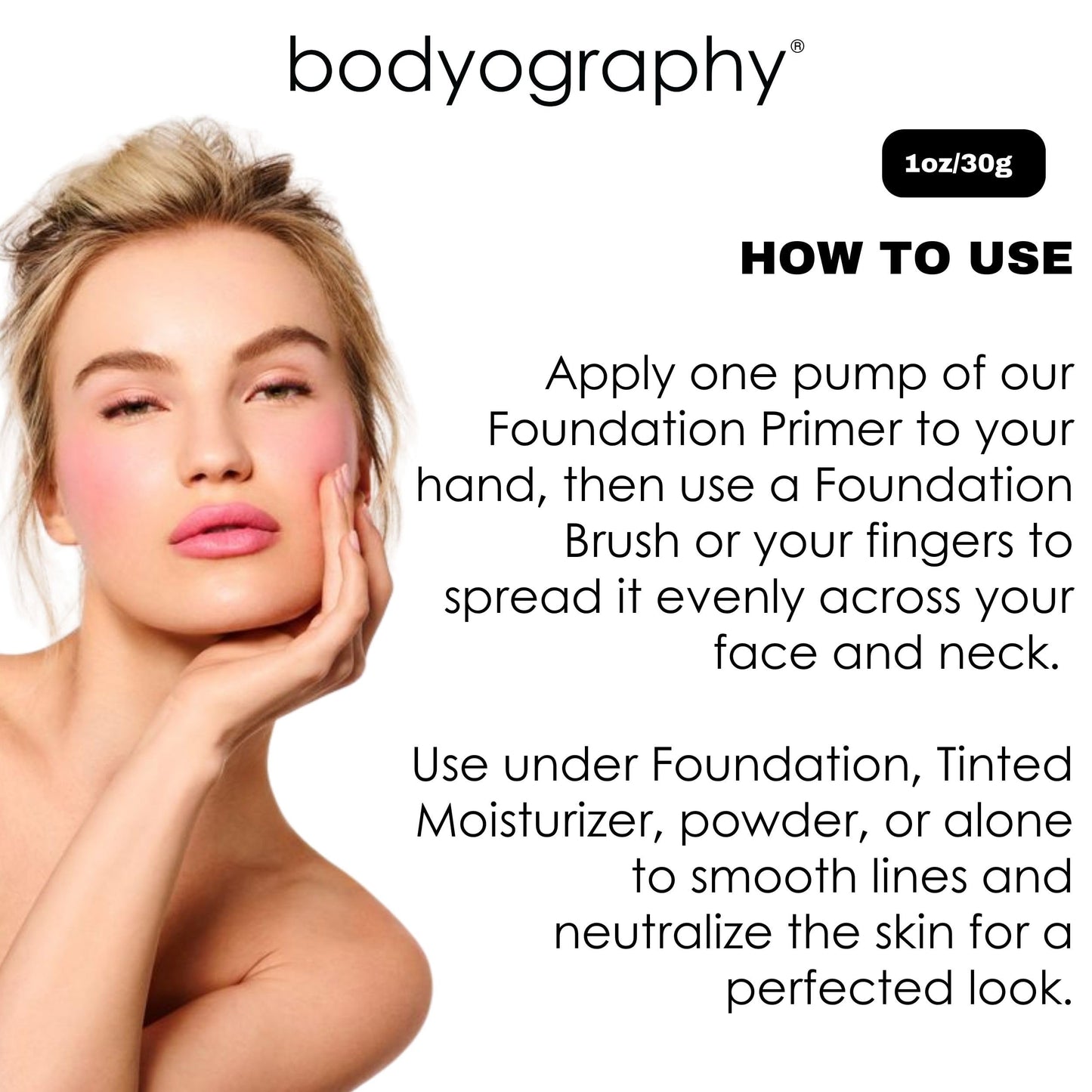 Bodyography Foundation Primer Green – Anti-Aging Silicone Primer with Vitamin E, Jojoba & Grapeseed Oil | Shine Control | Gluten-Free & Cruelty-Free | 1 oz