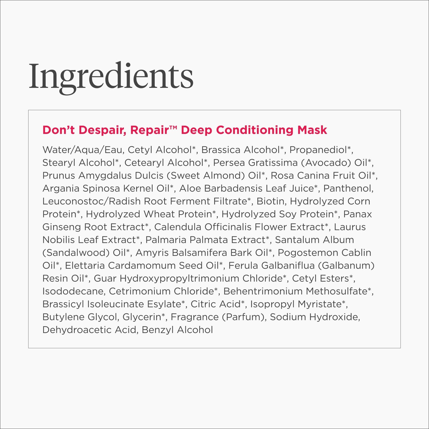 Briogeo Don't Despair, Repair! Birthday Cake Deep Conditioning Mask – vegan & color-safe for dry & damaged hair