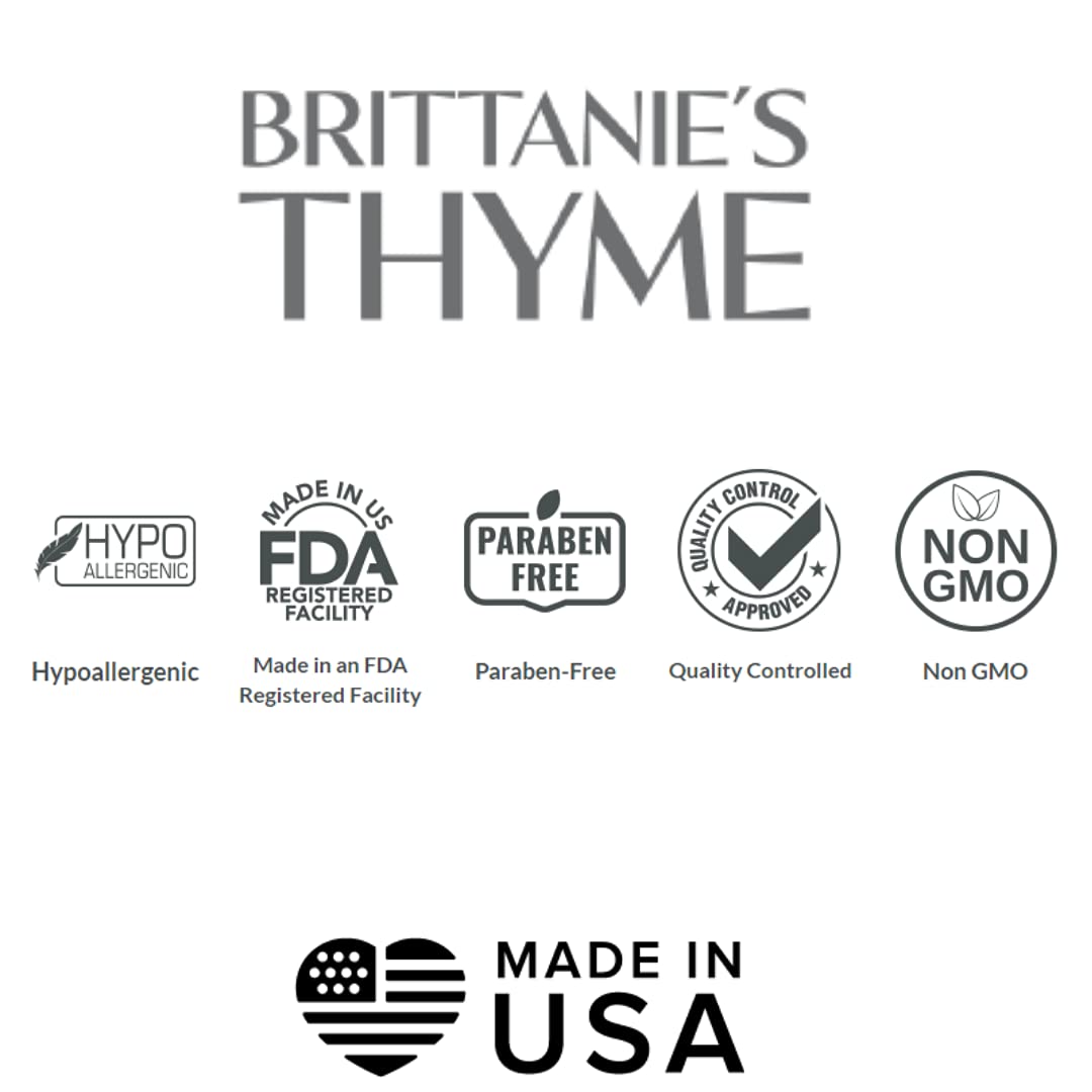 Brittanie's Thyme Pure Castile Liquid Soap Refill – Lemon Sage, 2 x 32 oz
