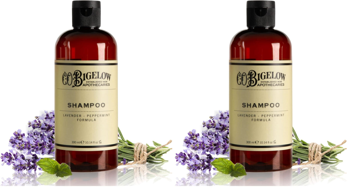 C.O. Bigelow Lavender Peppermint Shampoo - Sulfate-Free, Pack of 2