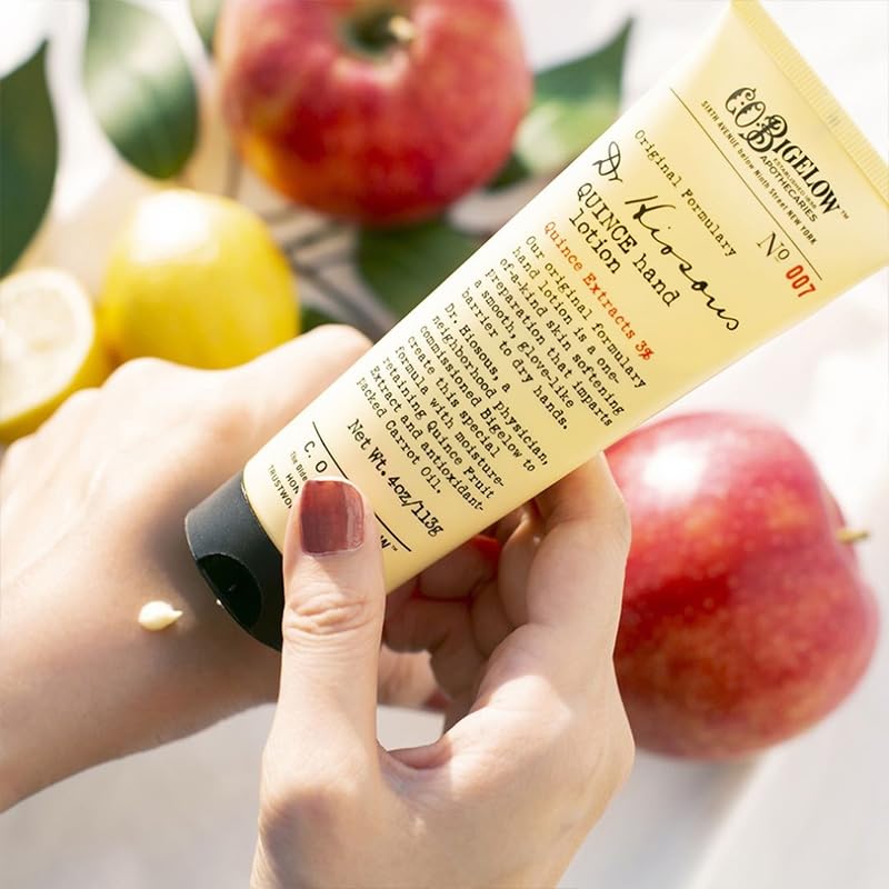 C. O. Bigelow Dr. Hiosous Quince Hand Lotion No. 007 – Pack of 2, 4 fl oz, Unscented