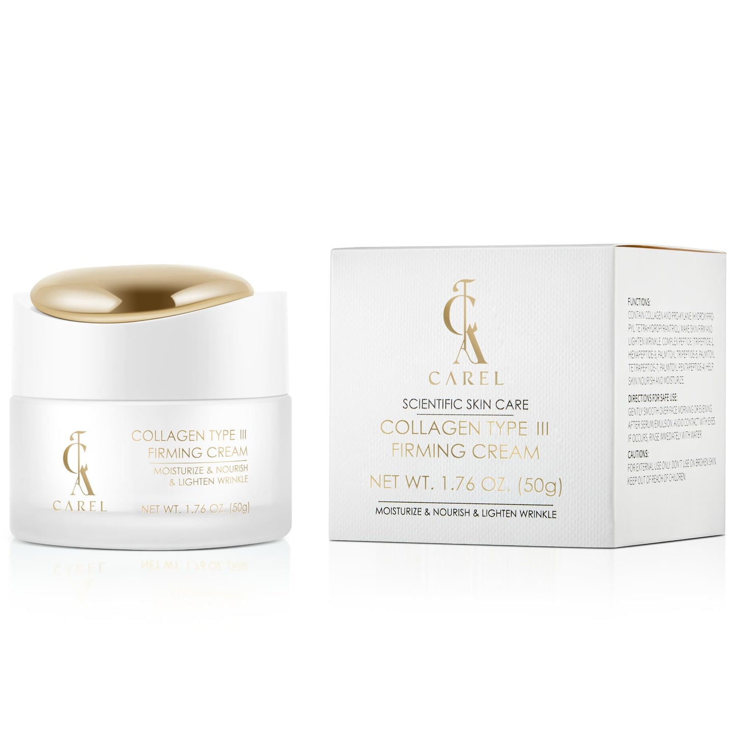 CA CAREL Peptides Collagen Firming Cream – Advanced Peptide Complex & Ceramides