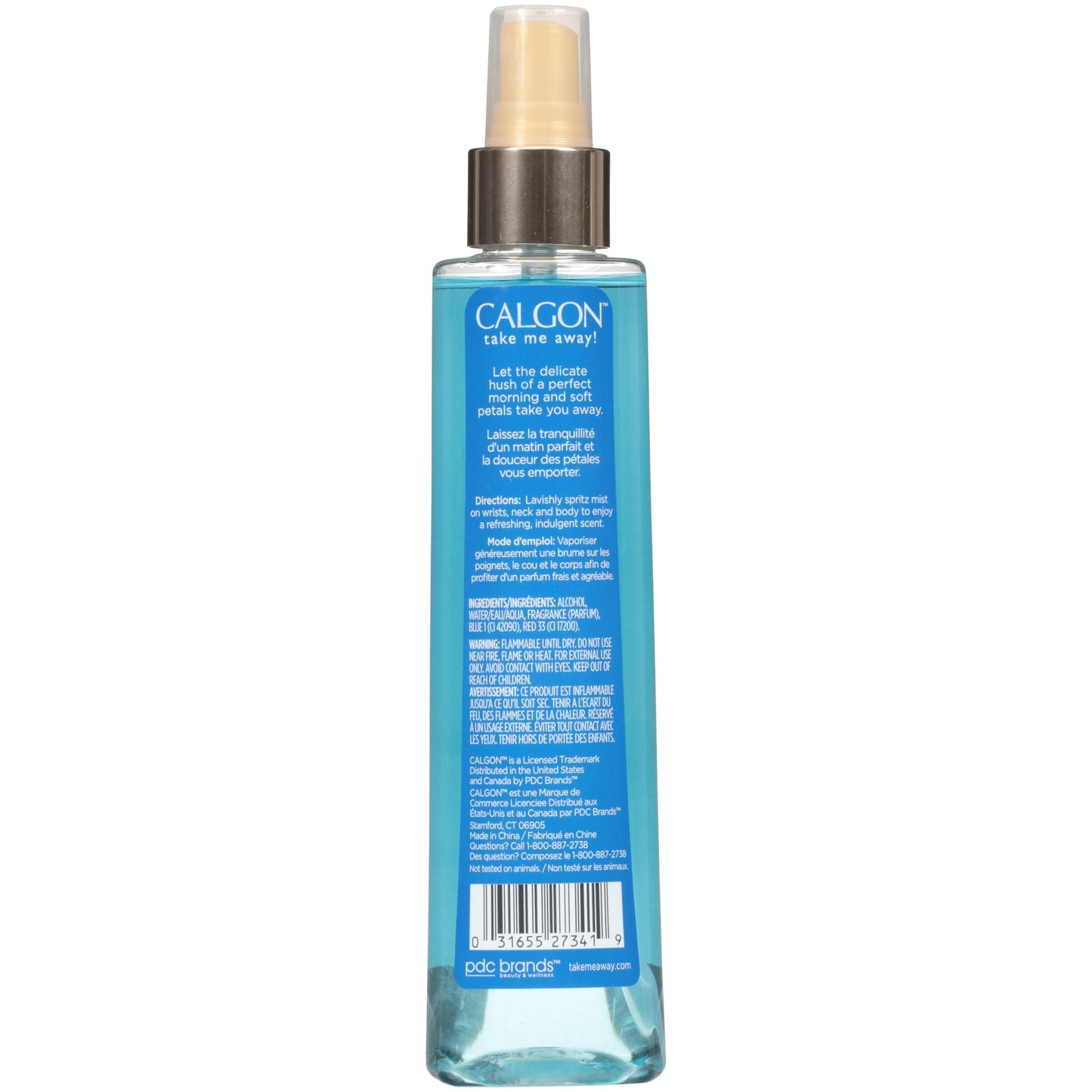 Calgon Morning Glory Fragrance Body Mist – 8 oz (Pack of 6)