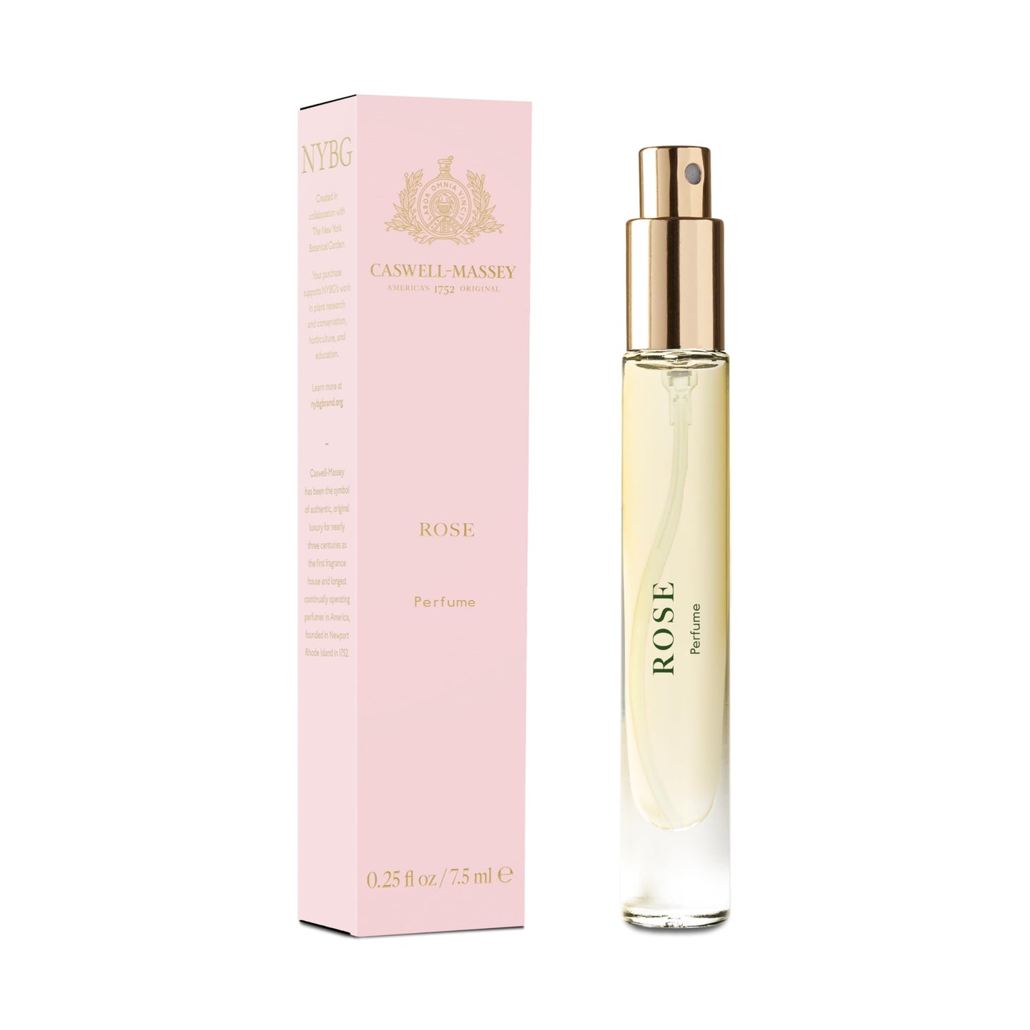 Caswell-Massey Rose Perfume Spray – 0.25 oz | Made in USA