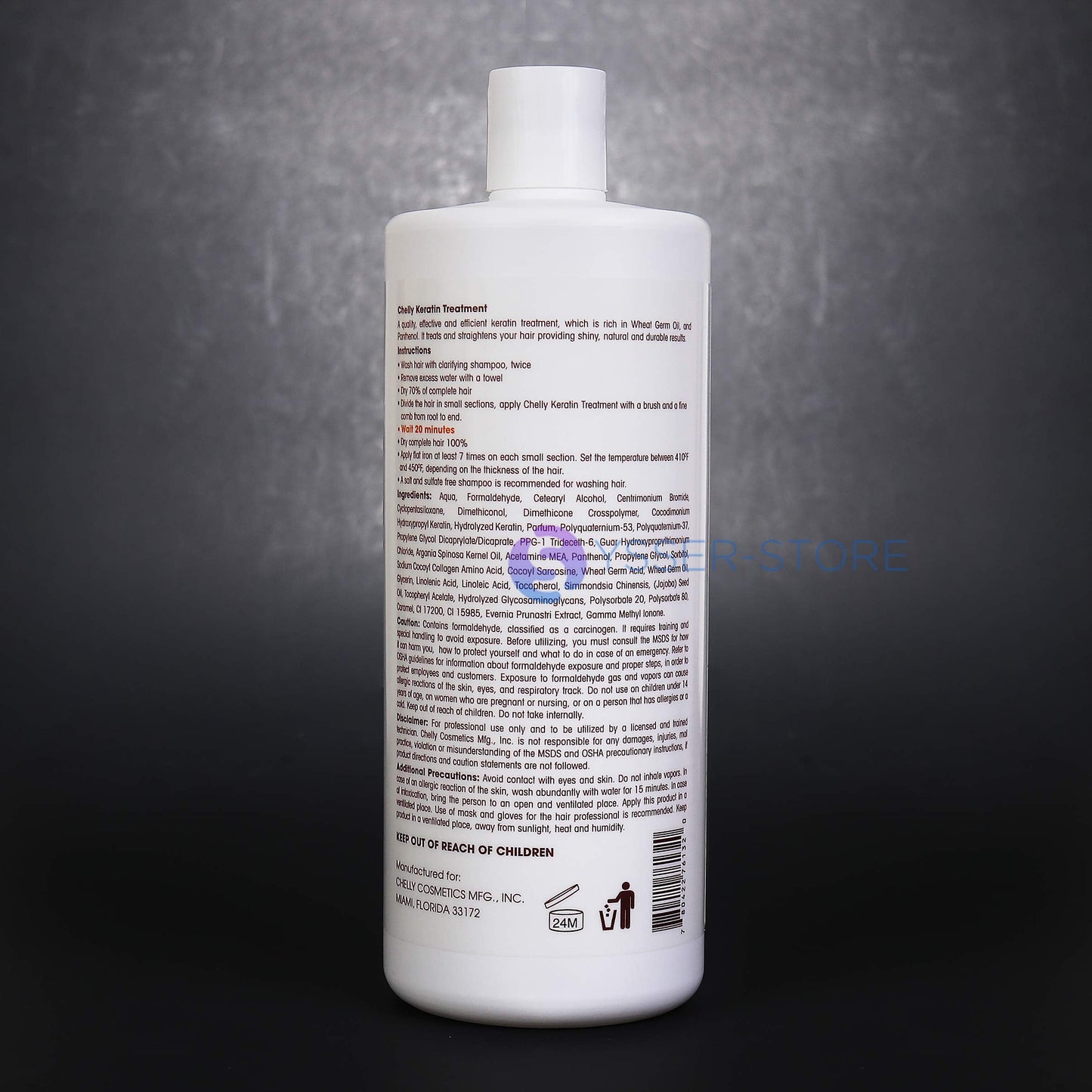 CHELLY Superior Brazilian Keratin (Vanilla) 32oz + Clarifying Shampoo 16oz Combo
