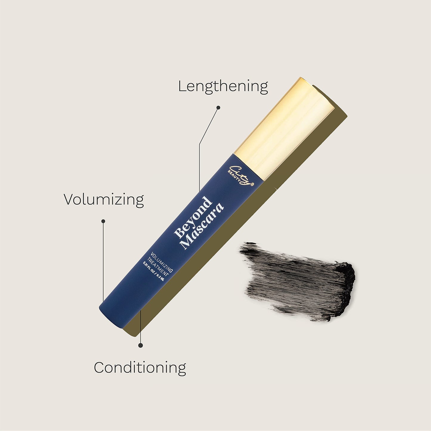 City Beauty Beyond Mascara – Volumizing Treatment for Longer, Thicker Lashes