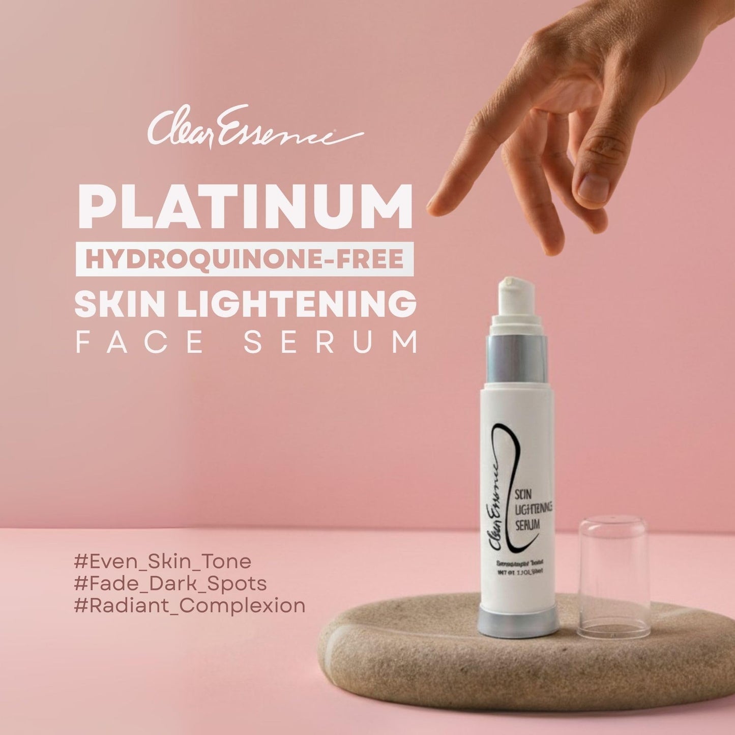 Clear Essence Skin Lightening Serum 1.7oz | Vitamin C Brightening, Dark Spot & Hyperpigmentation Corrector