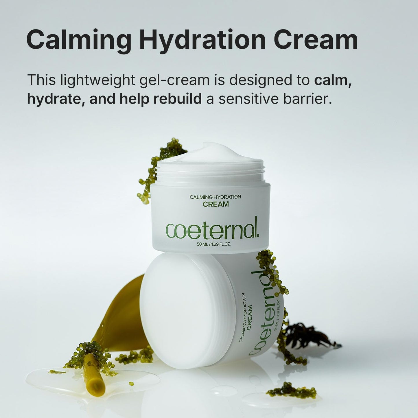 Coeternal Calming Hydration Cream – Lightweight Barrier-Repair Moisturizer for Redness-Prone, Oily Skin