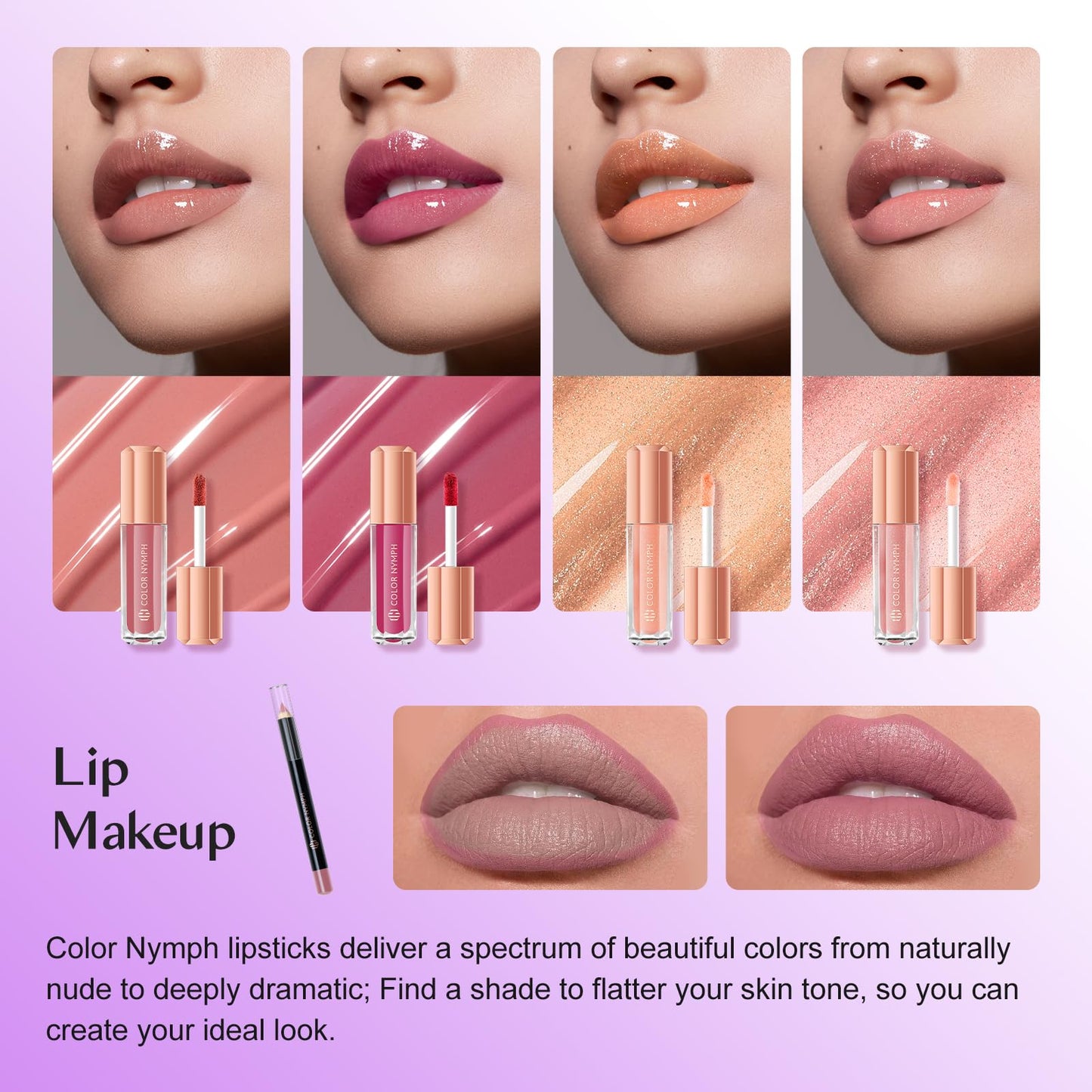 Color Nymph All-in-One Makeup Kit for Teens | 36 Eyeshadows, Lip Oils & More