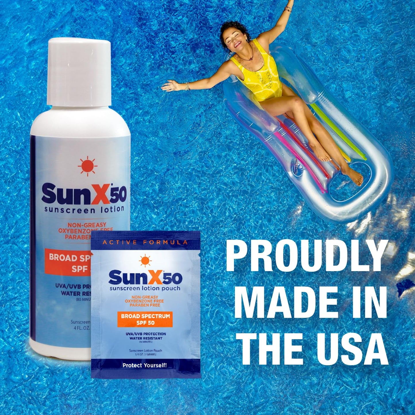 CoreTex Sun X 50 SPF Packets – Reef-Safe, Oil-Free, No White Cast, 80-Minute Water Resistance (50 Packets)