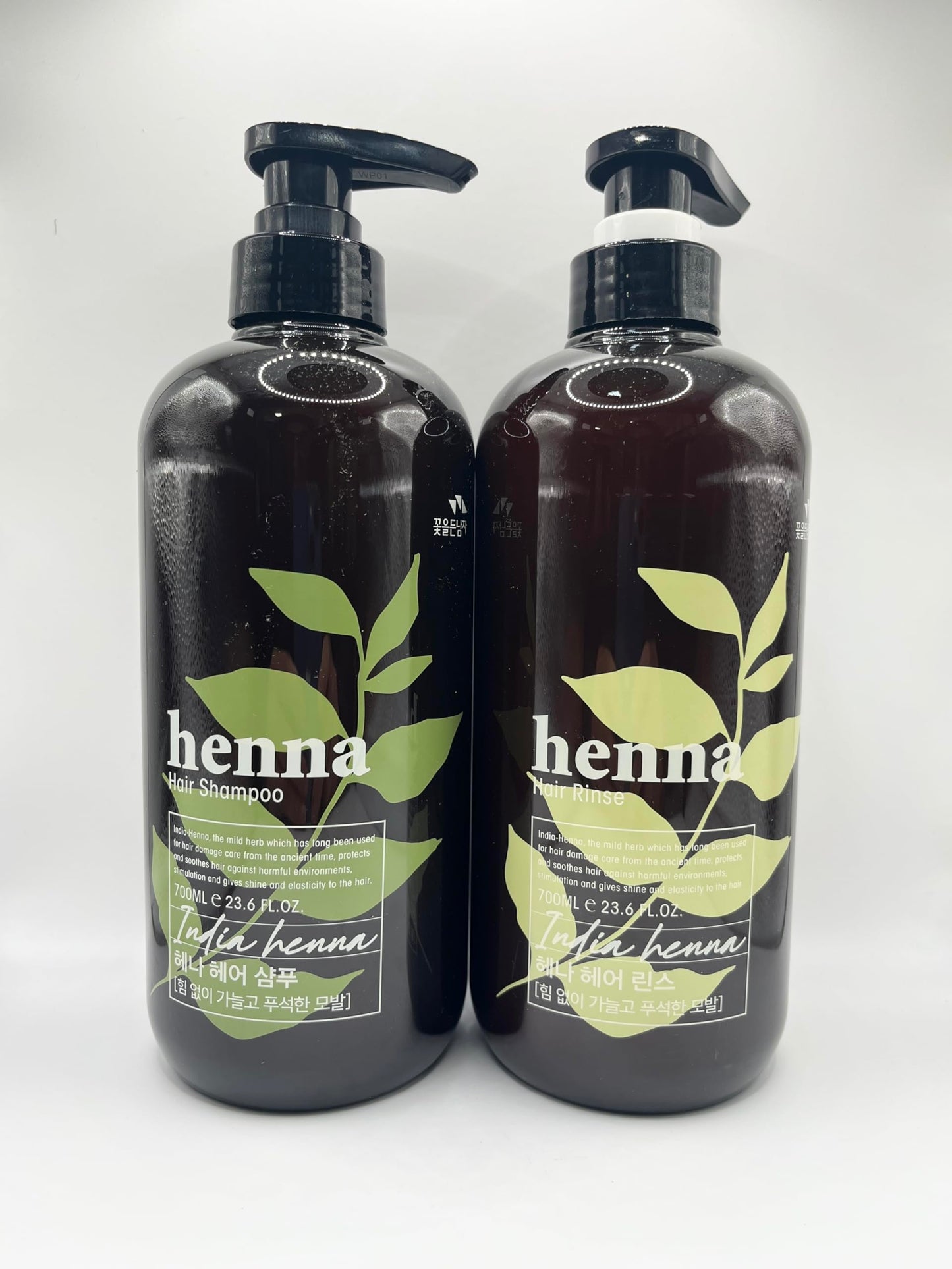 COSMOCOS Henna Hair Shampoo 700ml + Rinse 700ml – Strengthening & Nourishing Hair Care