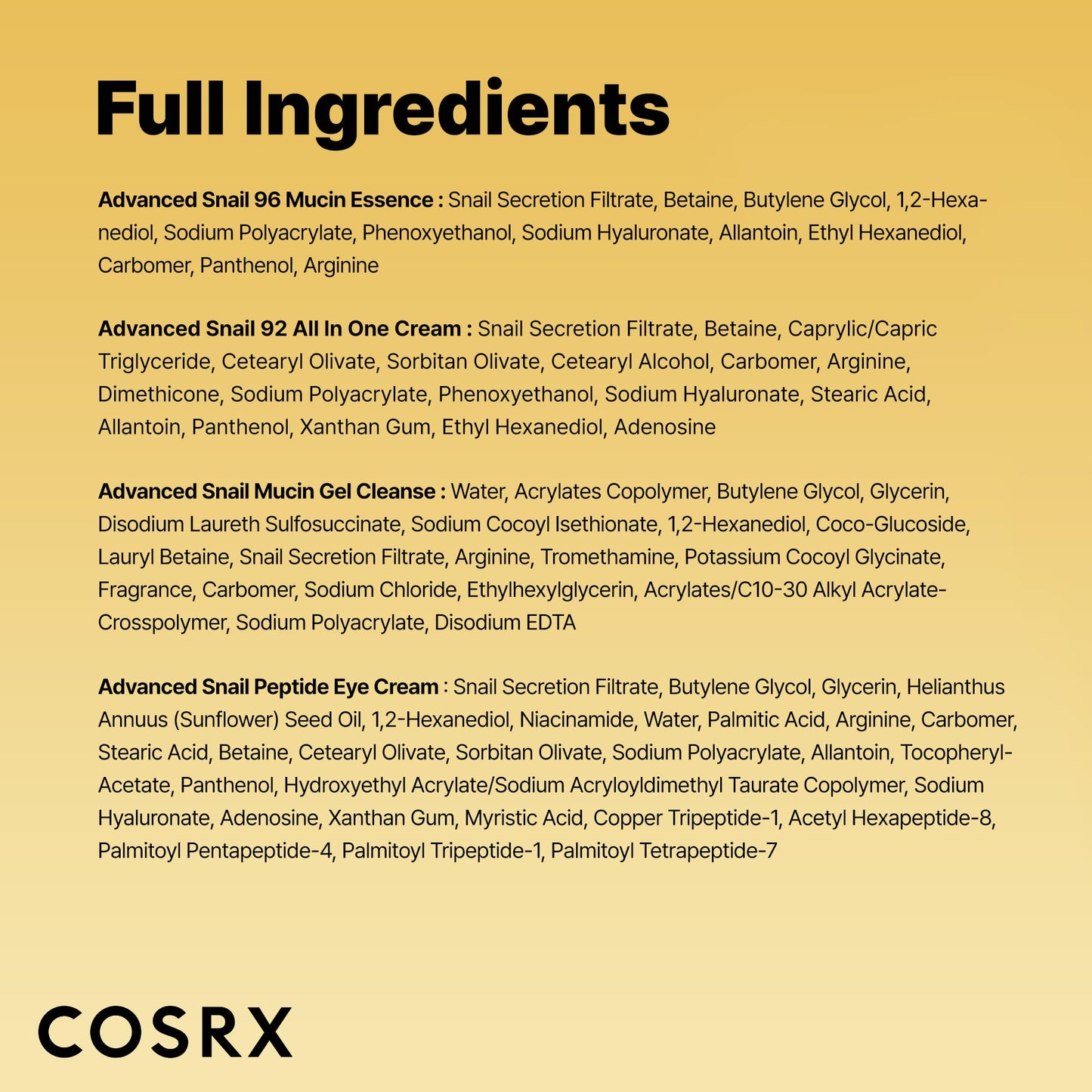COSRX All About Snail Mucin Travel Set – 4-Piece Skincare Kit