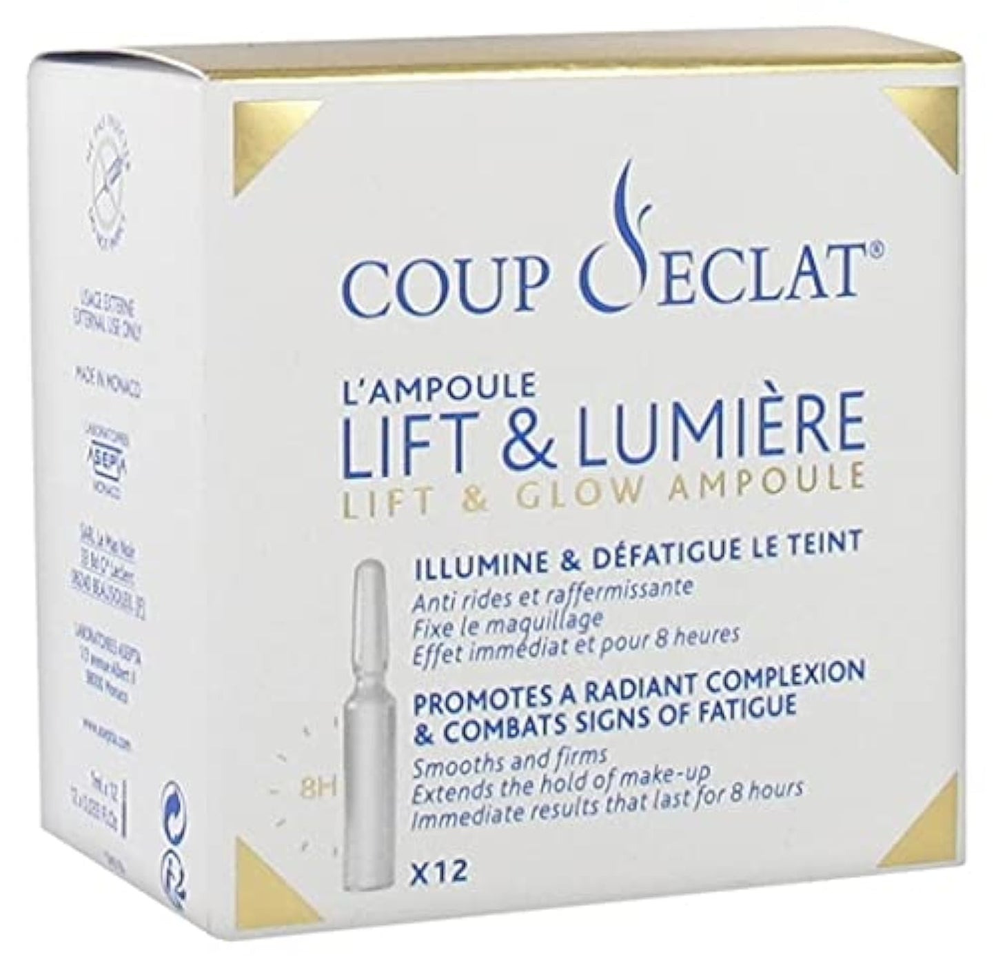 Coup d'Eclat Instant Lifting Ampoules – Set of 12 x 1ml