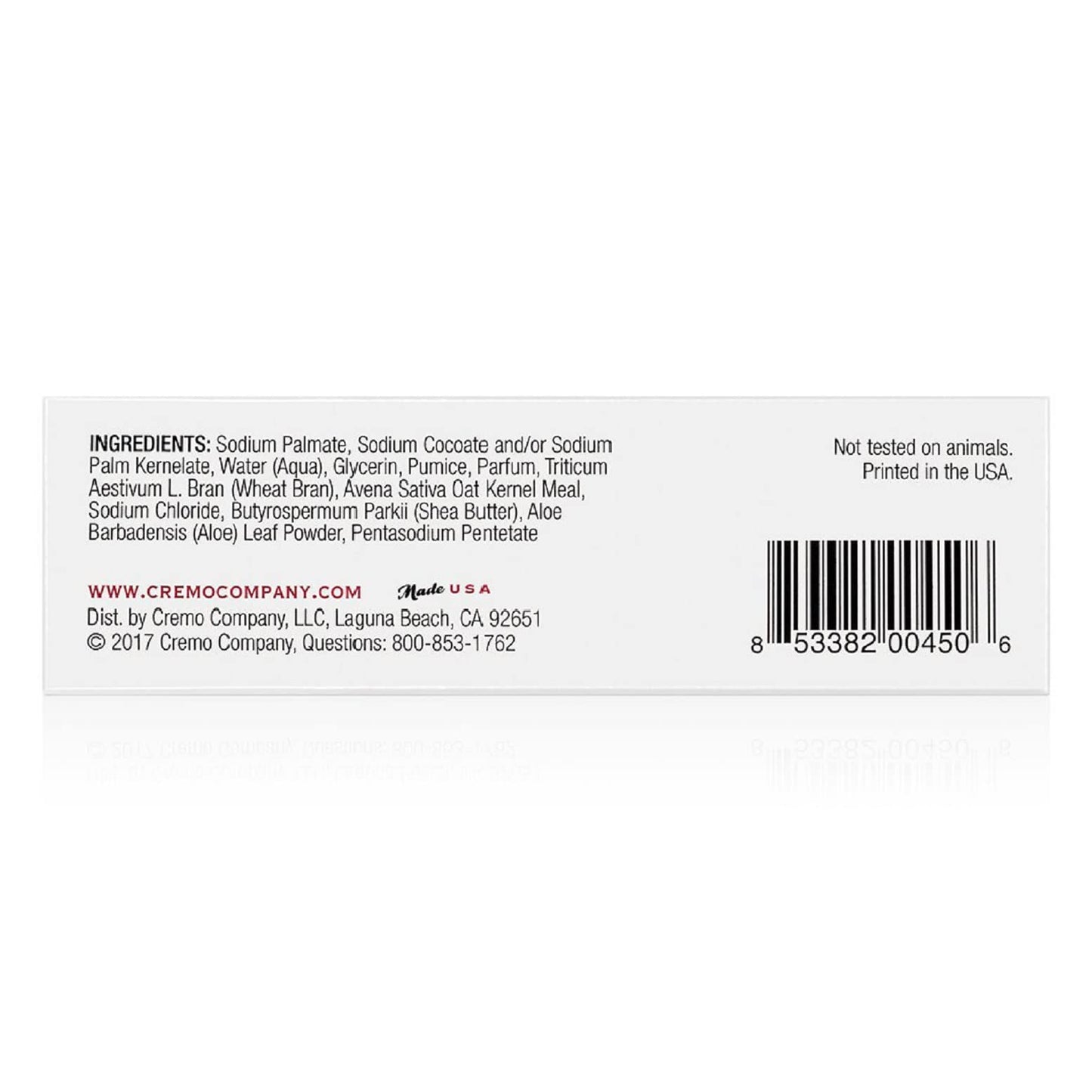Cremo Bourbon & Oak Exfoliating Body Bars (3-Pack) – Distiller's Spice, Bourbon & Oak Scent