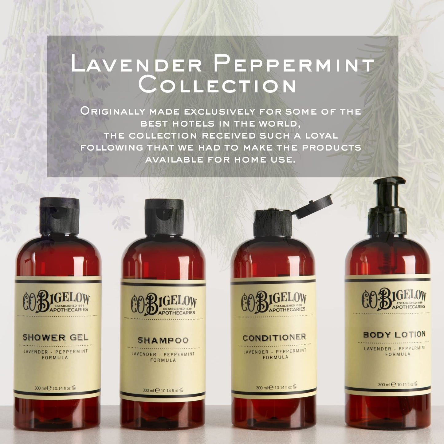 C. O. Bigelow Lavender Peppermint Conditioner — Hydrating 2-Pack, Sulfate-Free