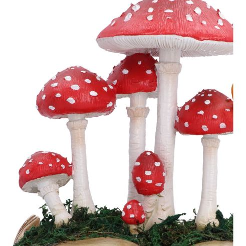 Mushroom Toadstool Book Figurine