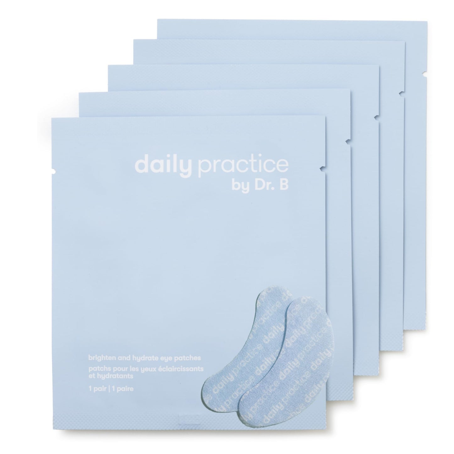 Daily Practice by Dr. B: Brighten & Hydrate Under Eye Patches – Cooling Hydrogel Masks for Dark Circles & Puffiness