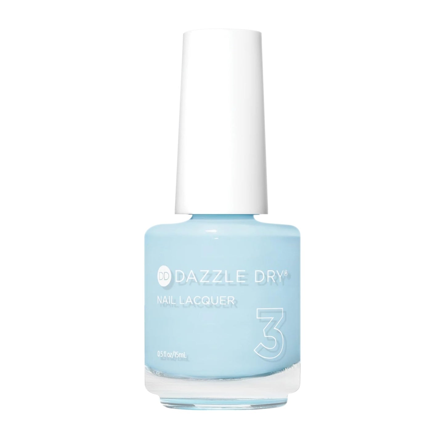 Dazzle Dry Nail Lacquer Step 3 - Lotion, Please! Powder Blue Cream (0.5 fl oz)