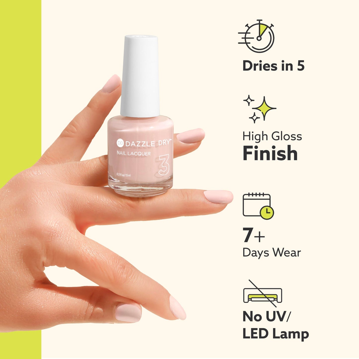 Dazzle Dry Nail Lacquer (Step 3) - Orchard Burnt Orange Cream - 0.5 fl oz