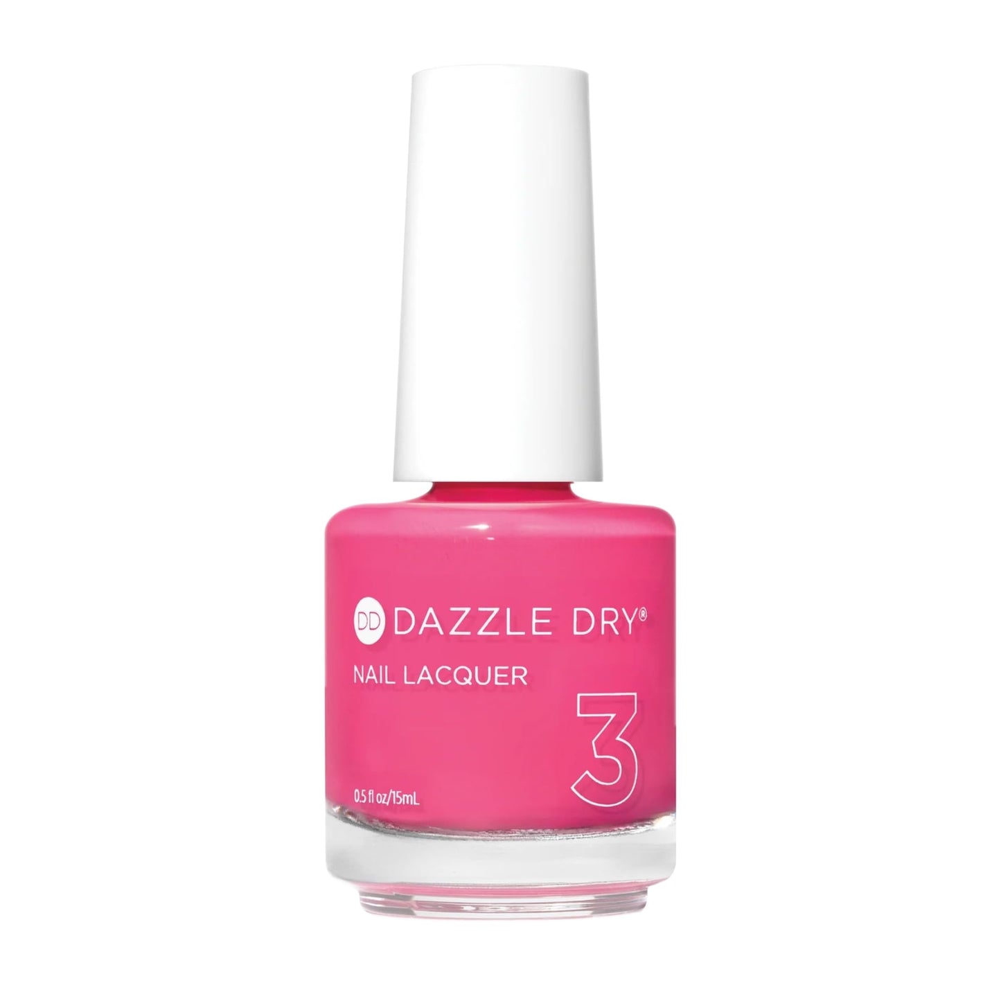 Dazzle Dry Nail Lacquer Step 3 Raspberry Creme – Quick Dry, Long-Lasting