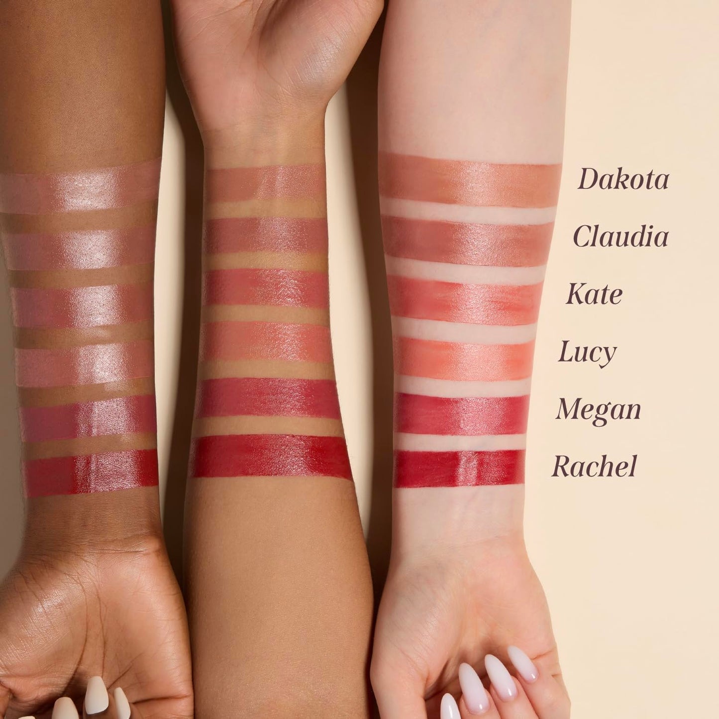 DEARDAHLIA Lip Paradise Sheer Dew Lipstick (Rachel) – Hydrating, Buildable Color, Vegan