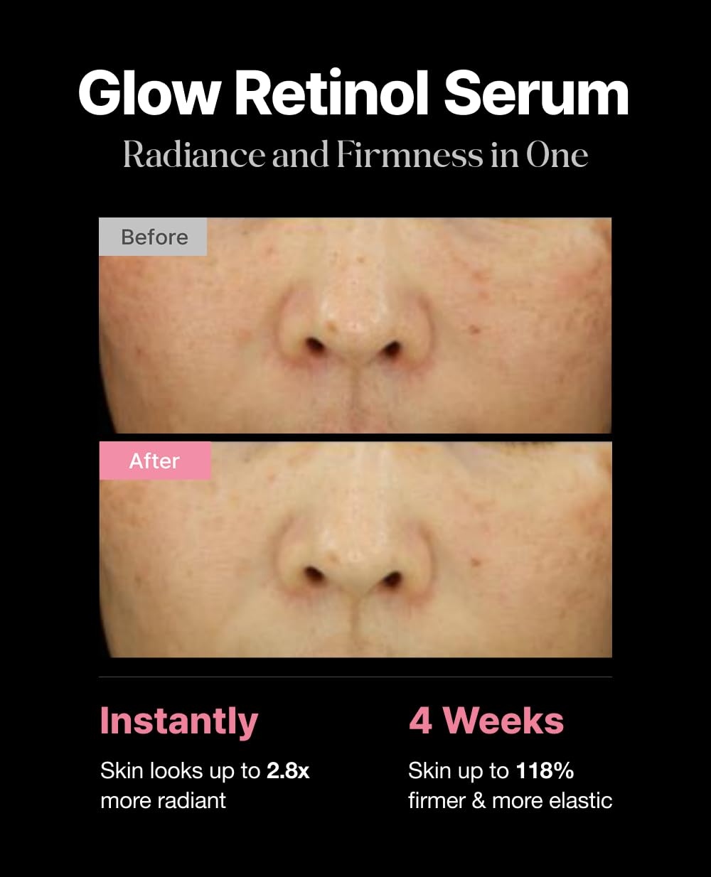 Delere Caviar Glow Serum — Smoothing Caviar Collagen with Niacinamide & Retinol for Radiant Glass Skin | 1.7oz