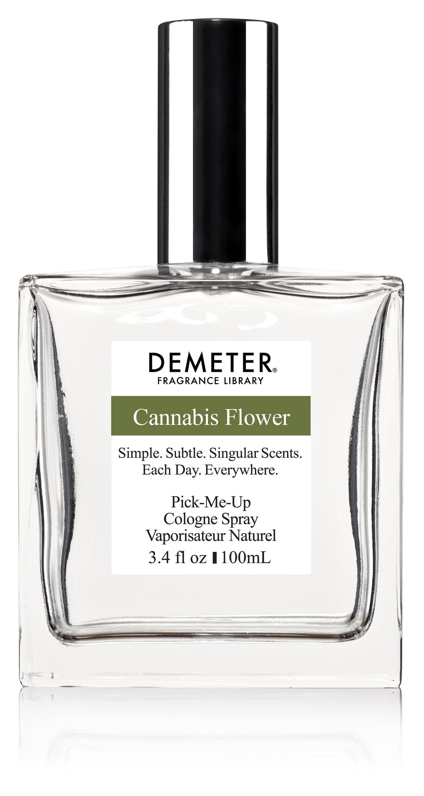 DEMETER Fragrance Library Cannabis Flower Cologne Spray 3.4 oz – Unisex, Travel-Friendly