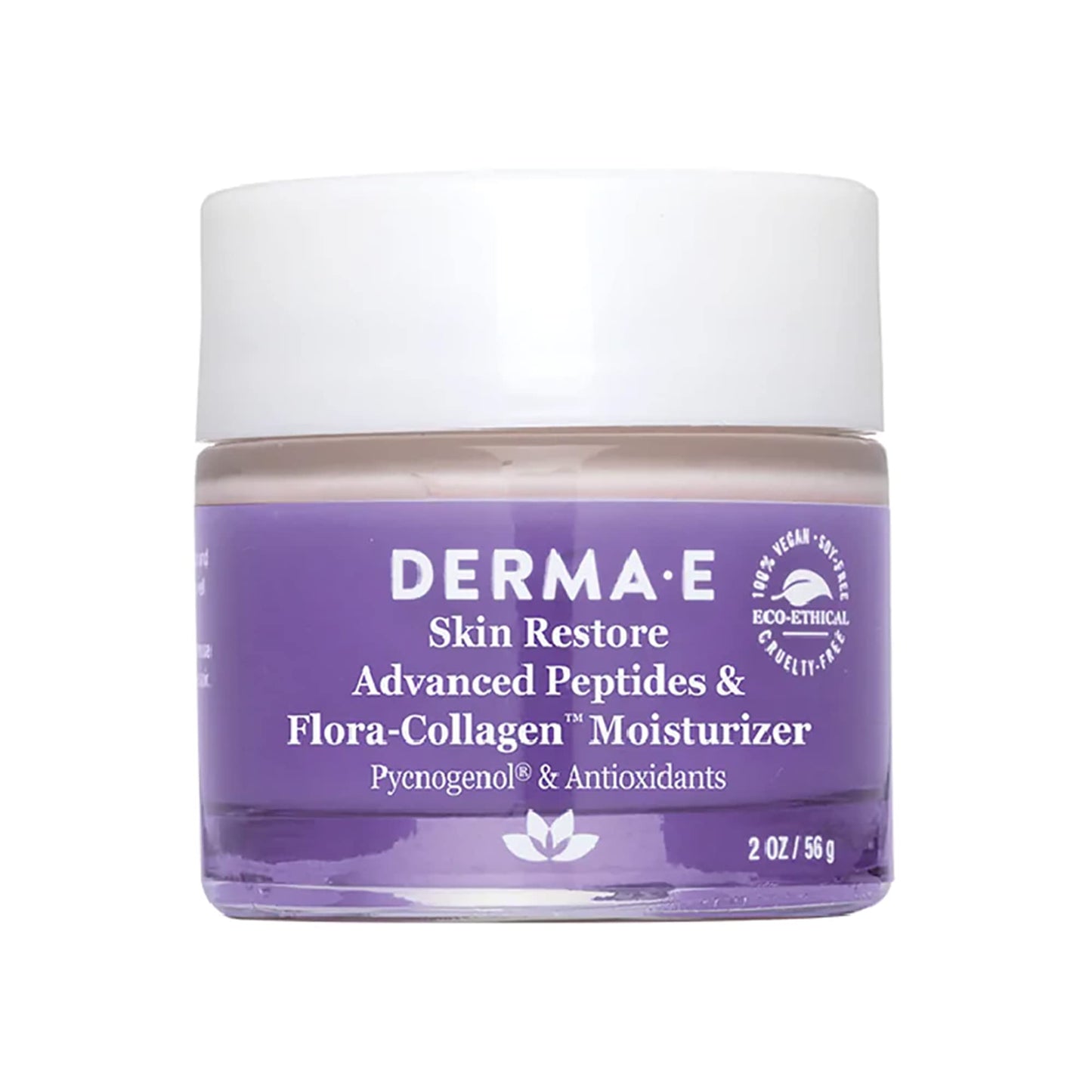 Derma E Advanced Peptides & Collagen Moisturizer – Double Action Day & Night Cream (2 oz)