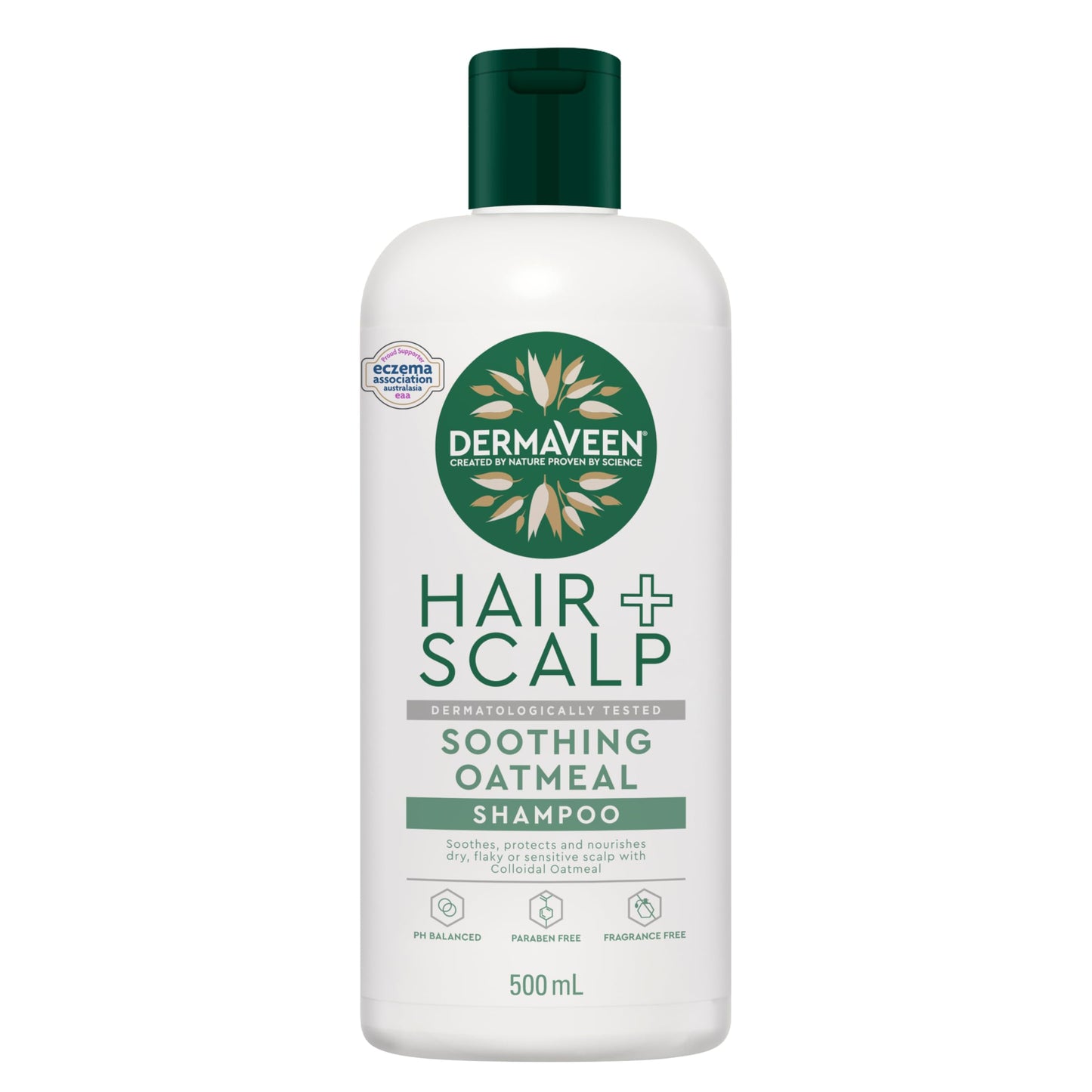 Dermaveen Oatmeal Shampoo 500ml | Gentle, Soothing Hair and Scalp Care