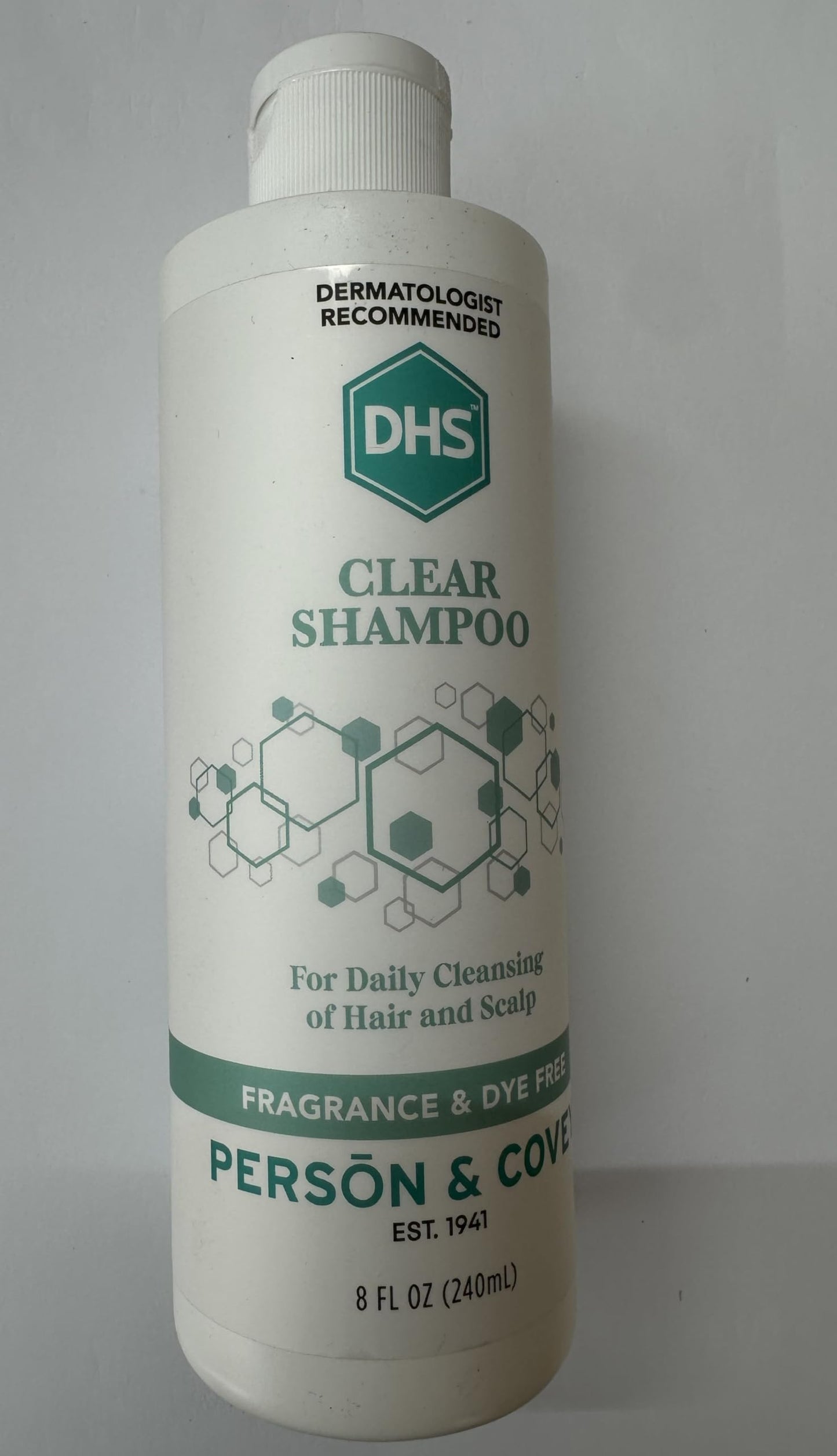 DHS Clear Shampoo – Fragrance-Free Daily Hair & Scalp Cleanser (Pack of 3)