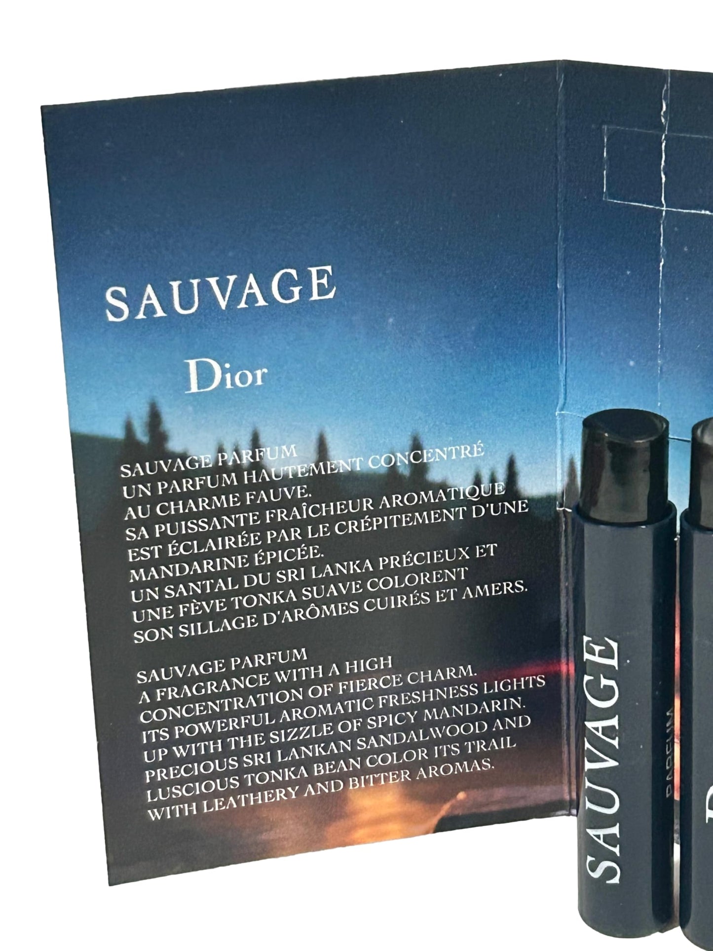Dior Sauvage Men Sample Perfume Parfum Vials – 3 x 1ml (0.03 oz)