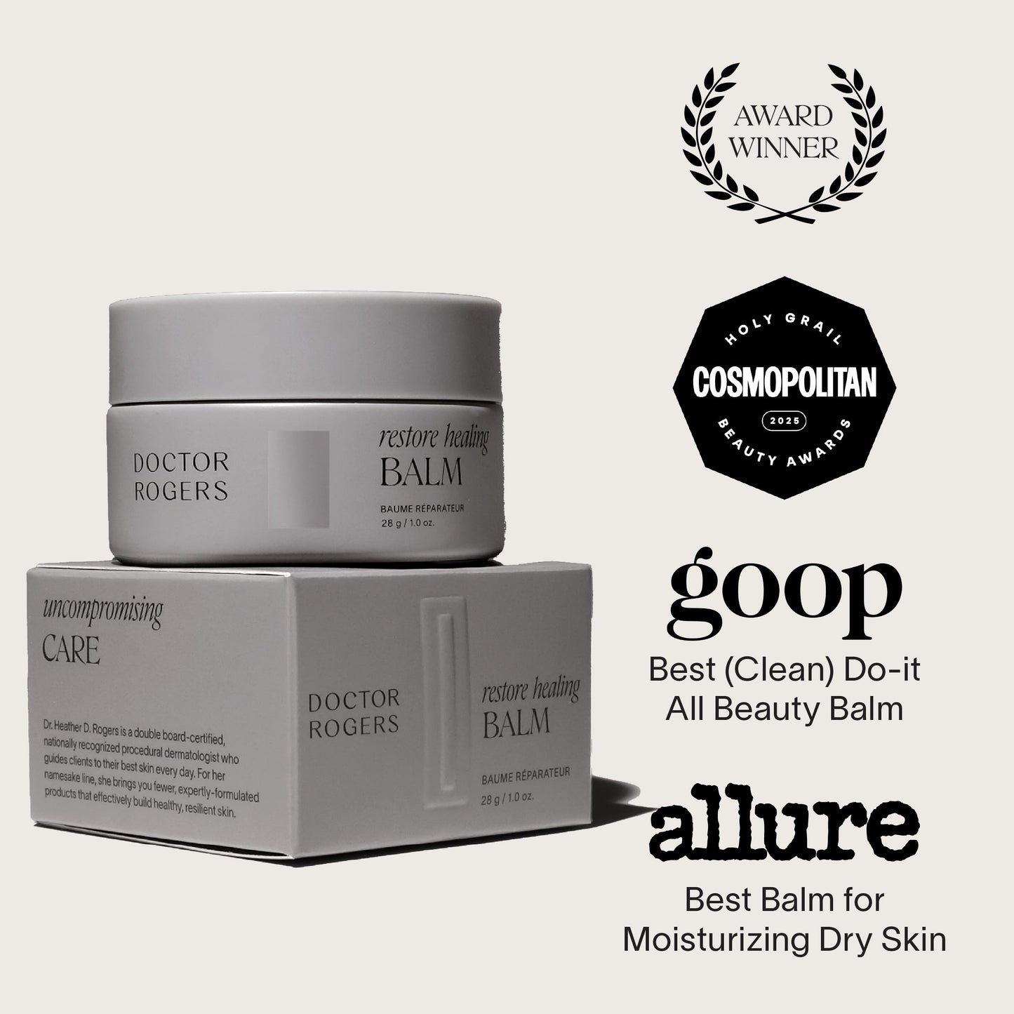 Doctor Rogers Restore Healing Balm — Multi-Purpose Ointment for Dry & Sensitive Skin (1 oz)