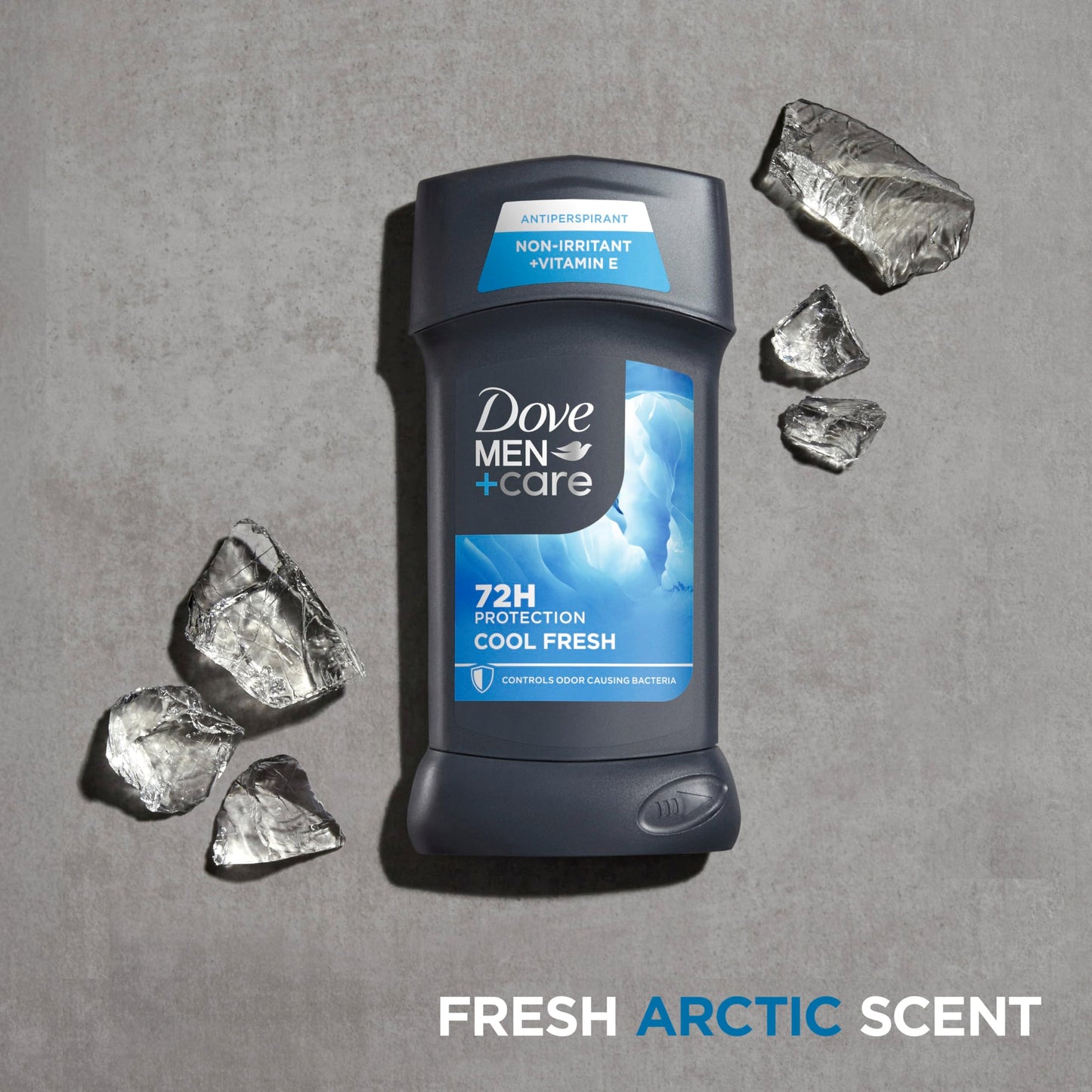 Dove Men+Care Cool Fresh Antiperspirant Deodorant Stick — 4 Count, 72H Protection, Aqua Scent