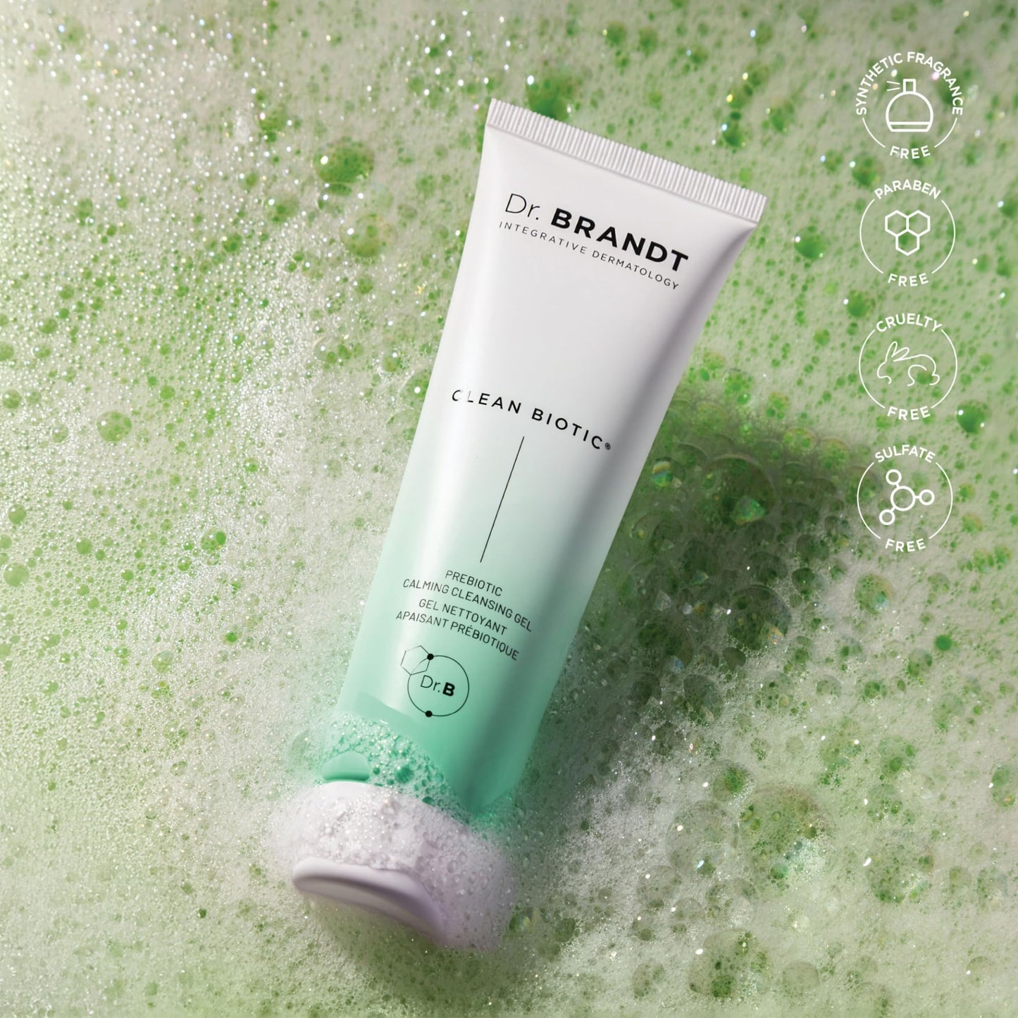 Dr. Brandt Skincare Clean Biotic Yogurt Cleanser – pH-Balanced, 3.5 oz