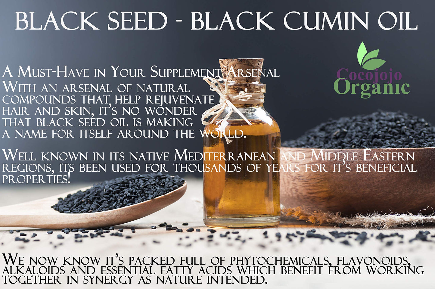 Dr Joe Lab Egyptian Black Seed Oil - Bulk 32 oz - Cold Pressed, Unrefined, Extra Virgin, Vegan, Non-GMO - Hair & Skin