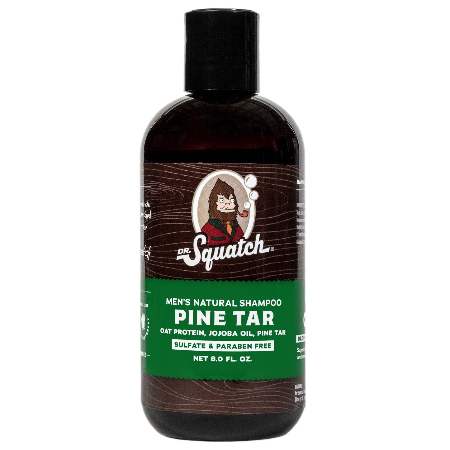 Dr. Squatch Pine Tar Shampoo – Rugged Pine Scent for Fresh, Clean Hair