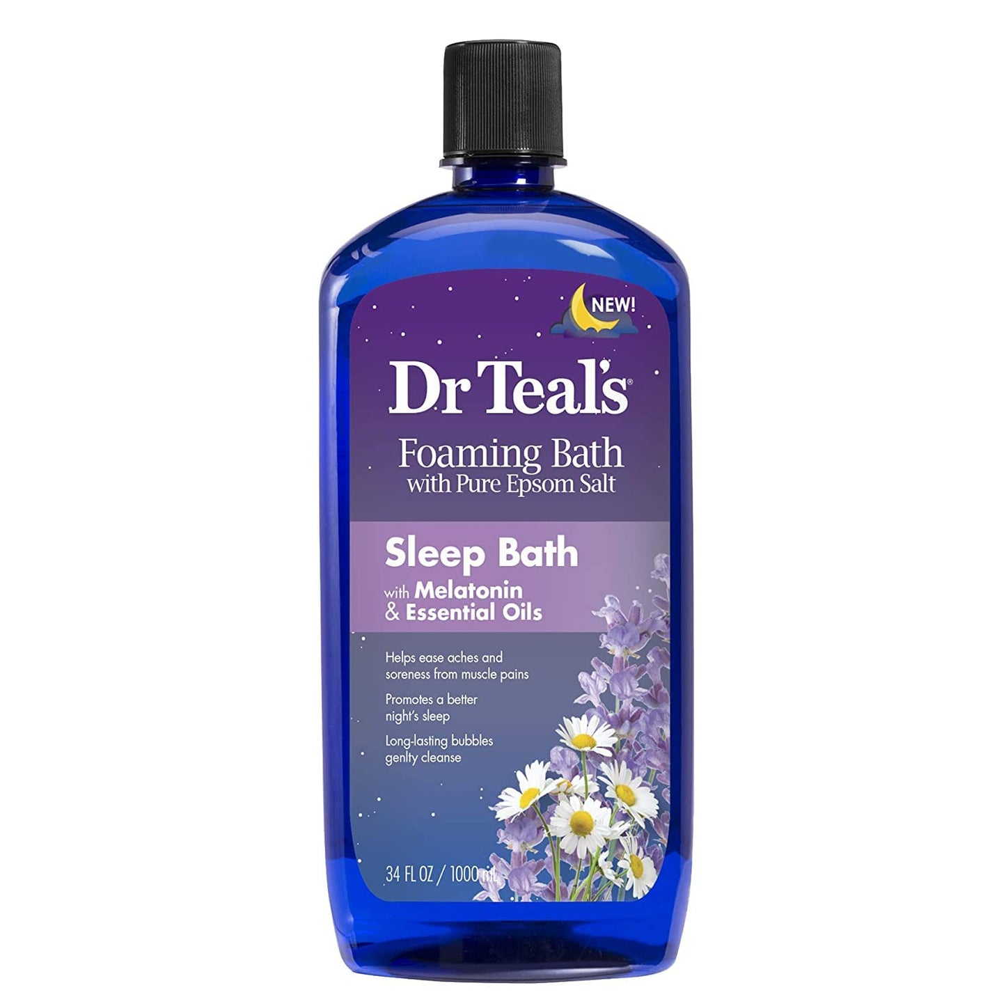 Dr Teal's Melatonin Sleep Bath Gift Set — Lavender Bath Foam, Sleep Lotion & Sleep Spray