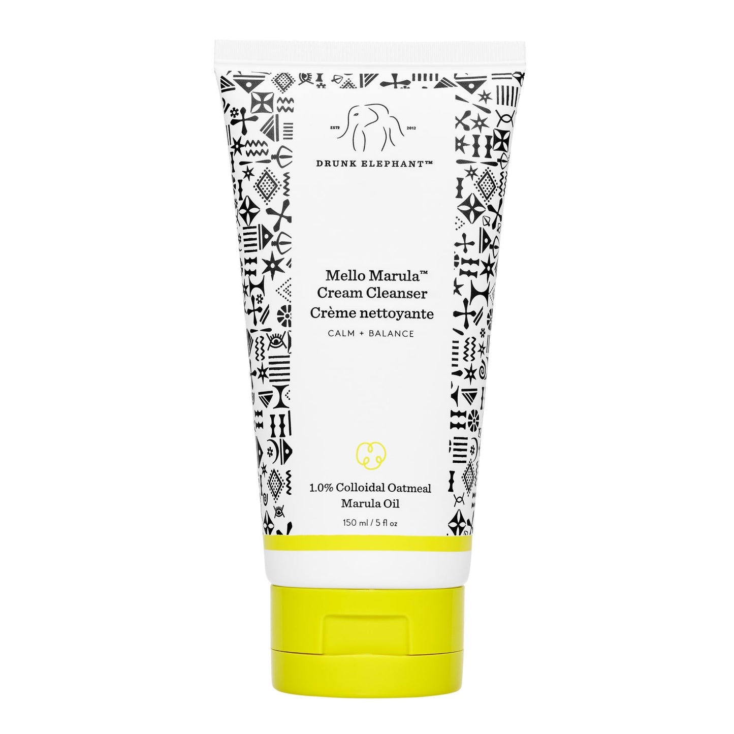 Drunk Elephant Mello Marula Cream Cleanser – Calming Face Cleanser, Fragrance-Free, Cruelty-Free
