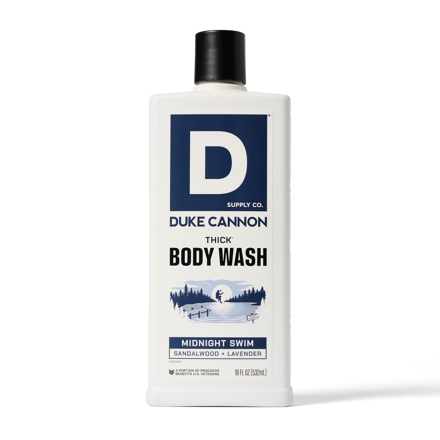 Duke Cannon Thick High Viscosity Body Wash – 3X Thicker, 18oz (Sawtooth, Midnight Swim & Bourbon)