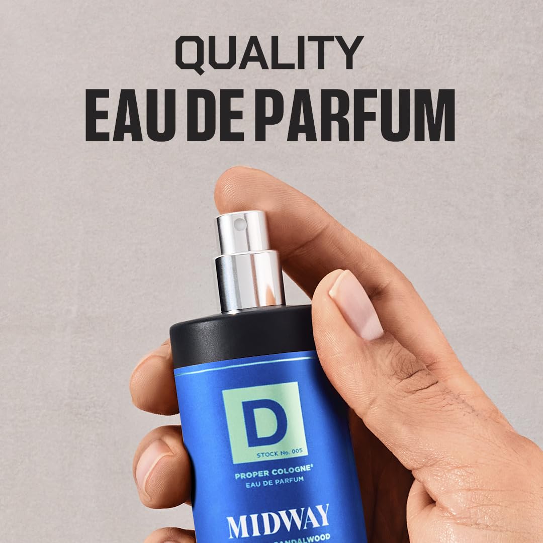 Duke Cannon Proper Cologne Midway – Citrus & Cedarwood | 1.7 fl oz