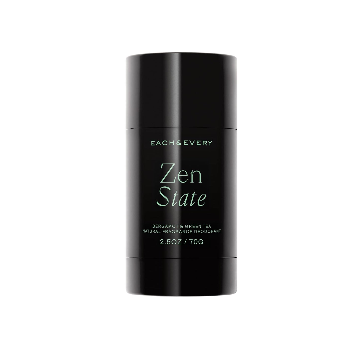 Each & Every Aluminum-Free Deodorant for Women & Men - Bergamot & Green Tea, 2.5oz | Vegan, Baking Soda & Alcohol Free