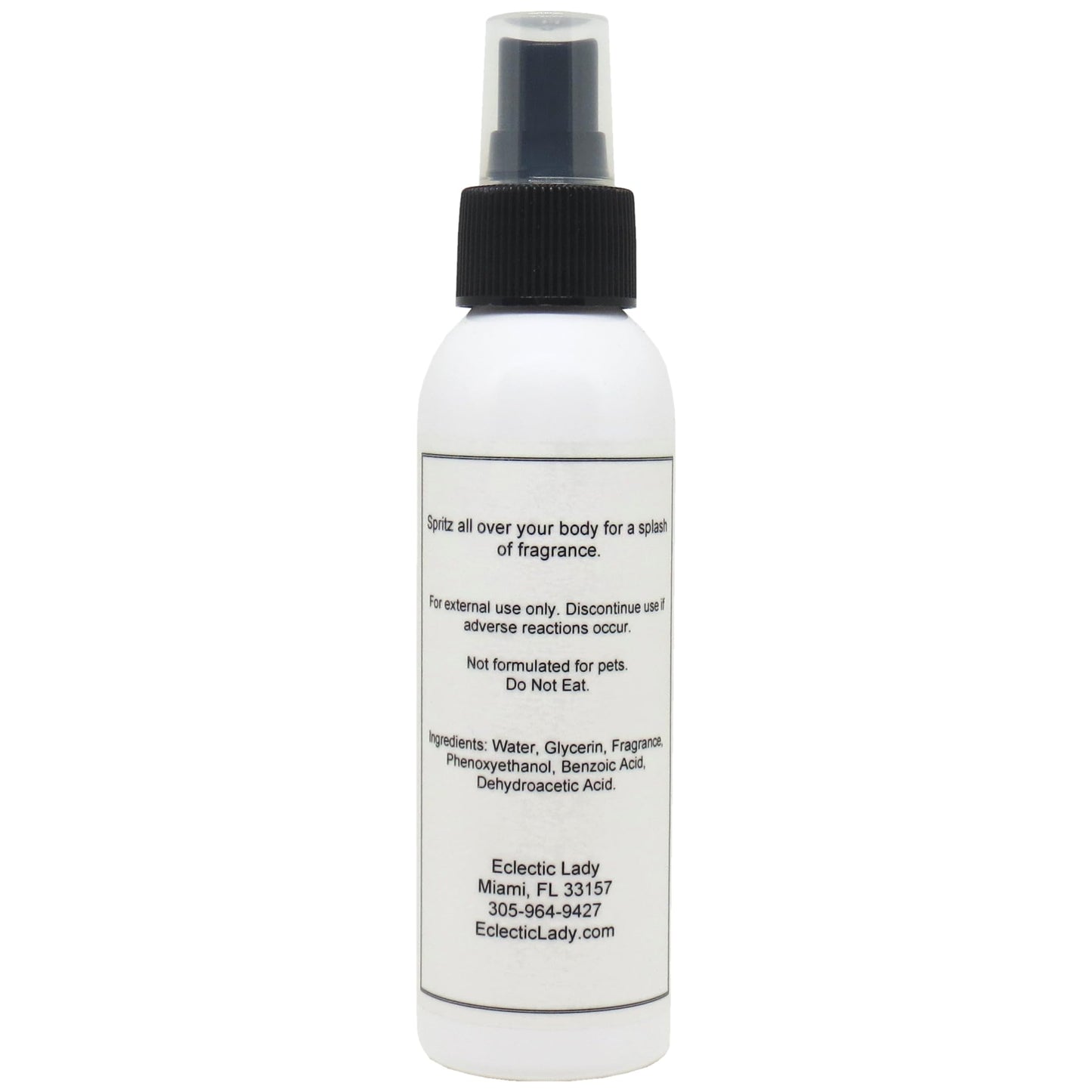 Eclectic Lady Peppermint Body Spray - Double Strength 16 oz Hydrating Body Mist