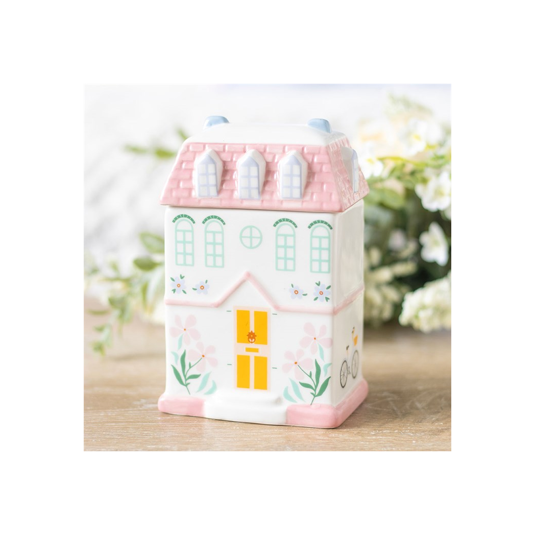 Pastel House Oil Burner and Wax Warmer