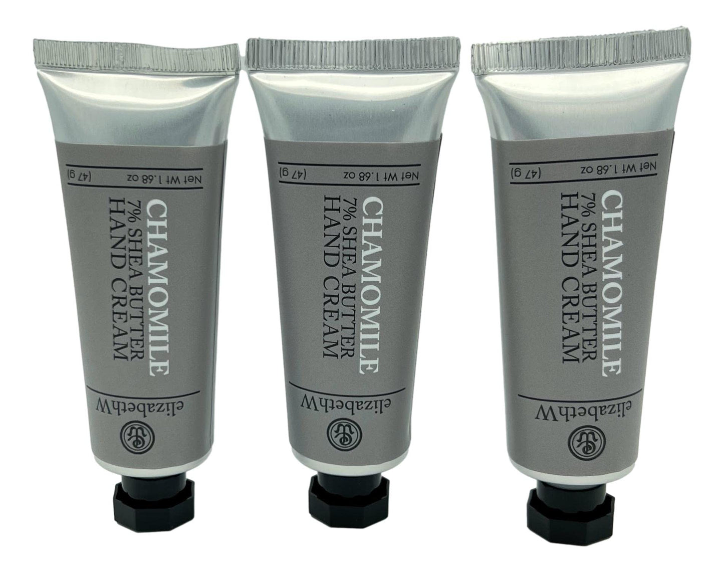 Elizabeth W Chamomile Hand Cream — Set of 3, 1.68 oz Tubes | Made in USA