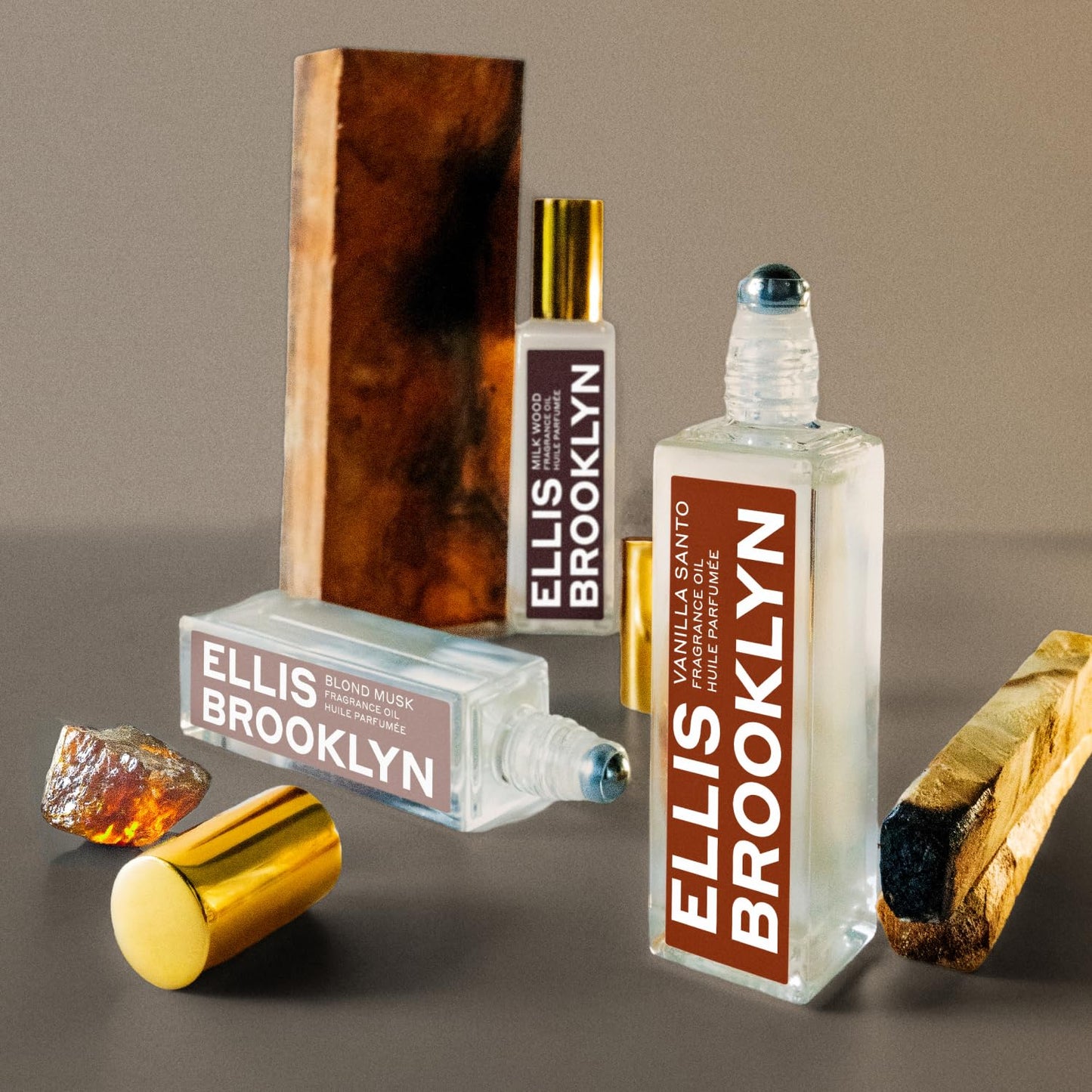 Ellis Brooklyn Blond Musk Perfume Oil Roll-On for Women – Clean White Musk, Bergamot, Violet Petal, Waterlily, Rose & Vanilla Orchid, 15ml