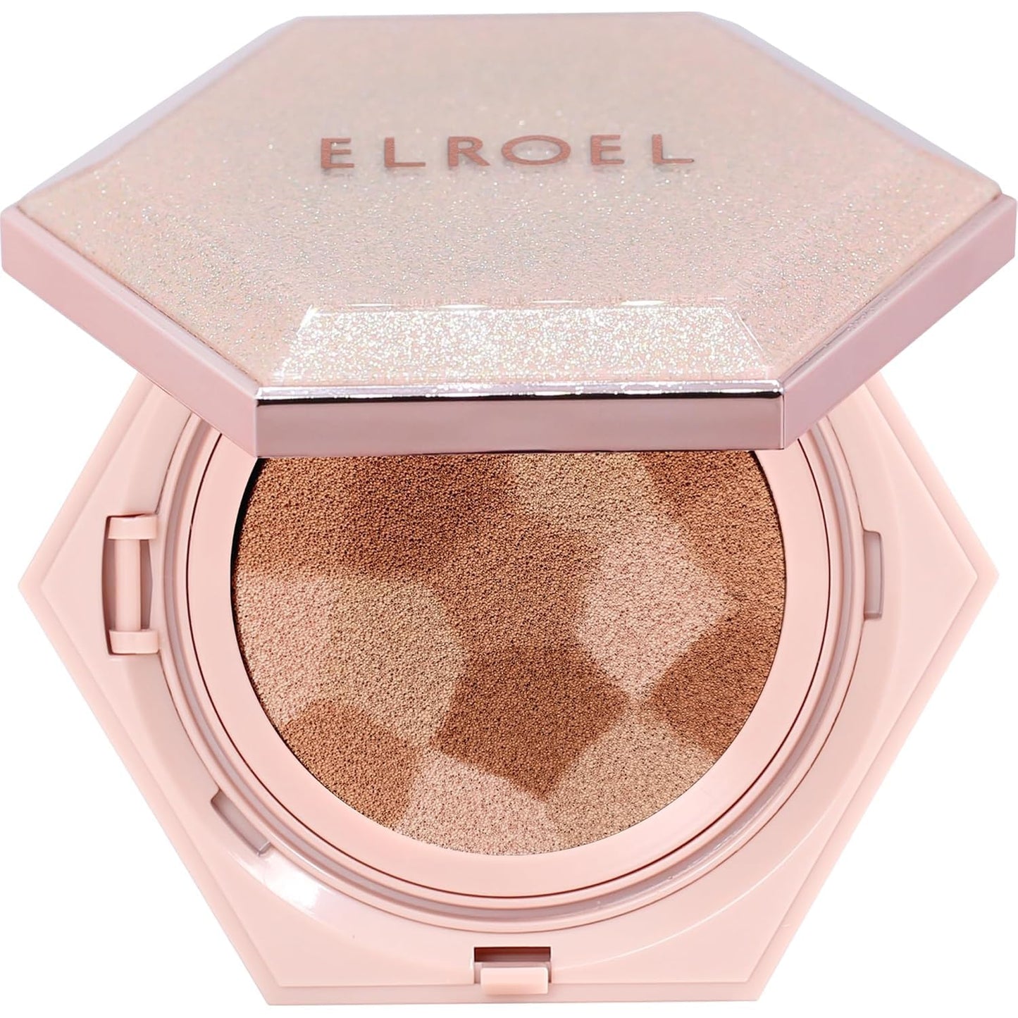 ELROEL Blending Cushion 4-in-1 Foundation with Italian Caviar, Collagen & Hyaluronic Acid – 12HR Hydration (#25 Medium Beige) 0.44 oz