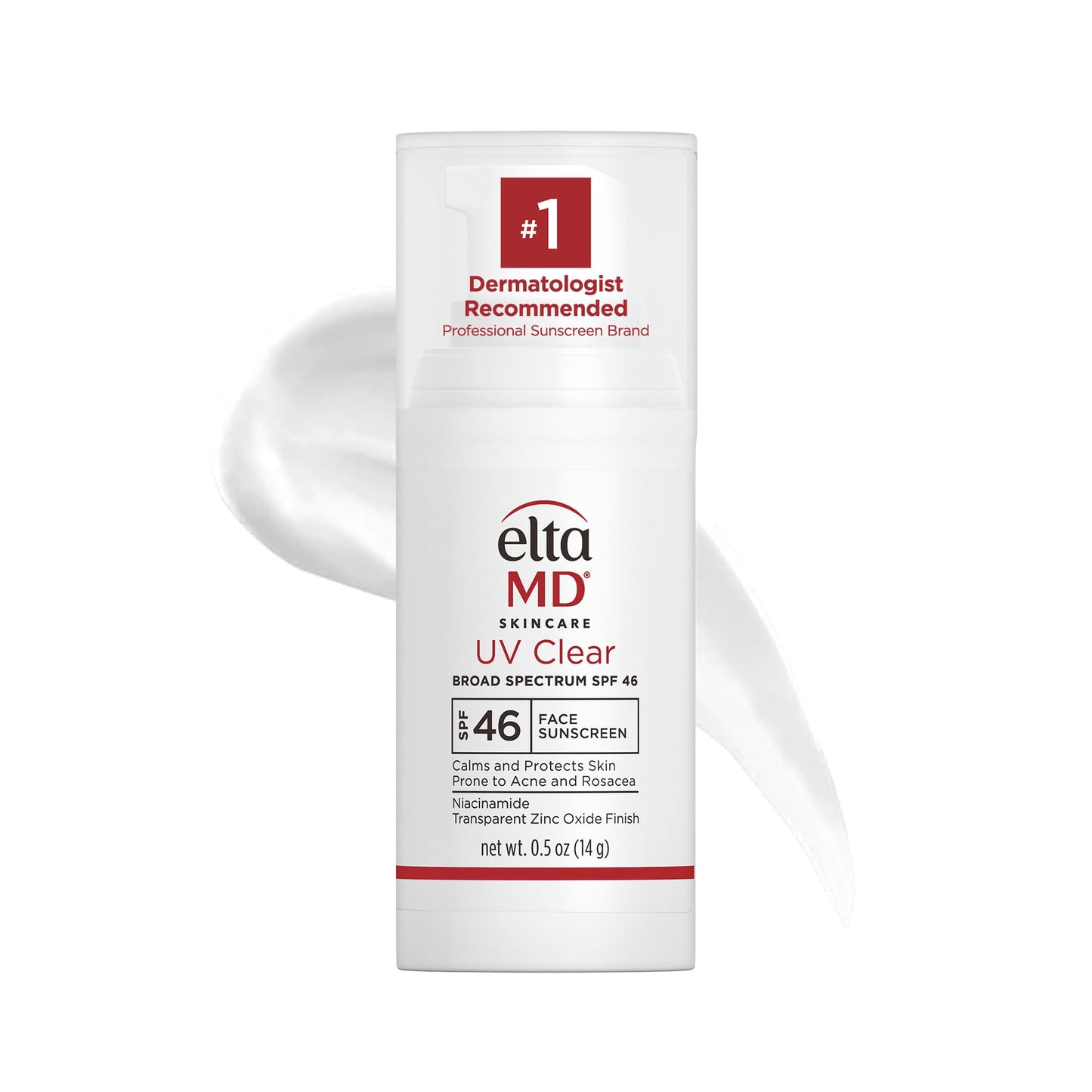 EltaMD UV Clear SPF 46 Oil-Free Sunscreen — Lightweight, Non-Greasy Protection for Acne-Prone Skin