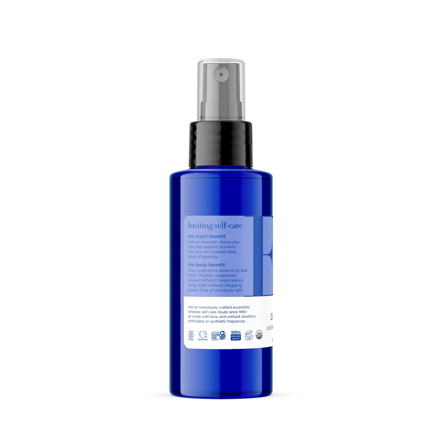 EO Organic Deodorant Spray with Lavender — 4 oz x3, Plant-Based, Aluminum-Free